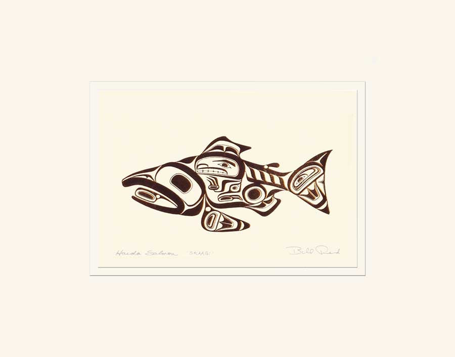MATTED ART CARDS BILL REID -  - Matted Art Card - House of Himwitsa Art Gallery