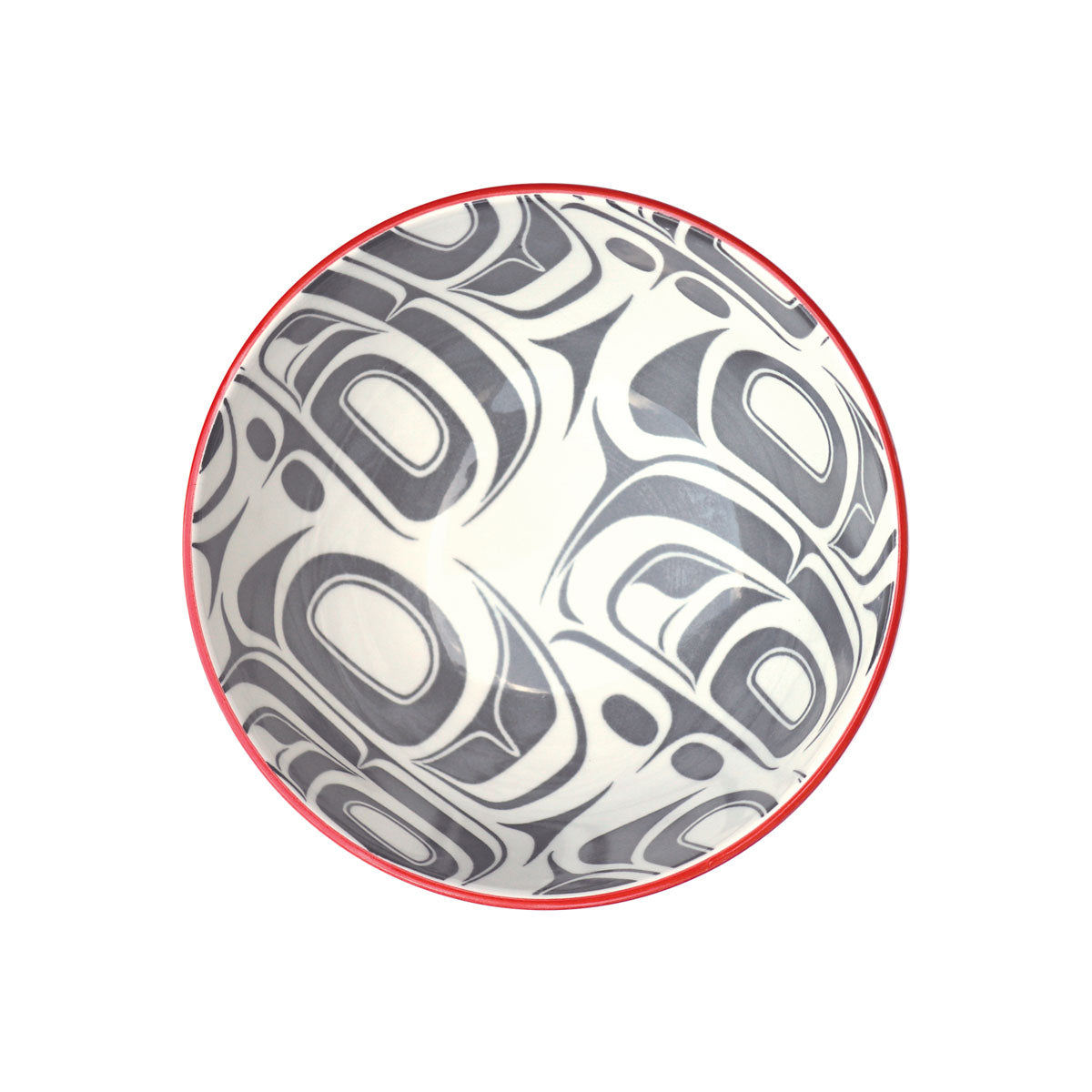 Porcelain Bowl Small Transforming Eagle - Porcelain Bowl Small Transforming Eagle -  - House of Himwitsa Native Art Gallery and Gifts