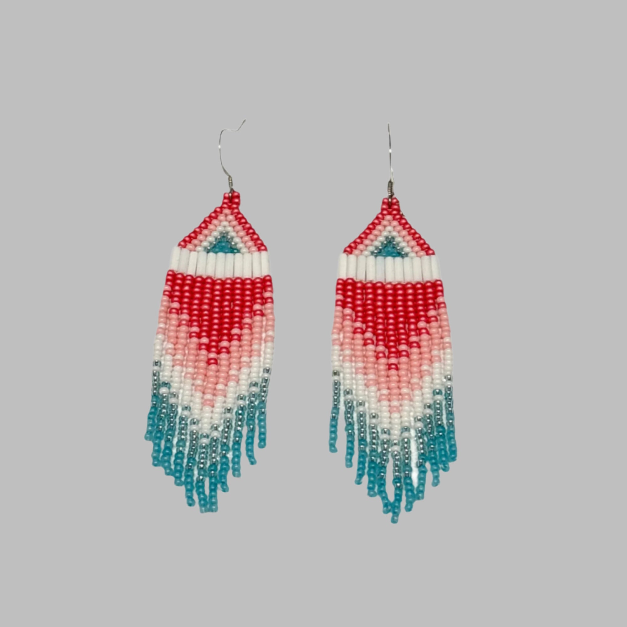 Beaded Blissful Seashore Dream -  - Beaded Earrings - House of Himwitsa Art Gallery