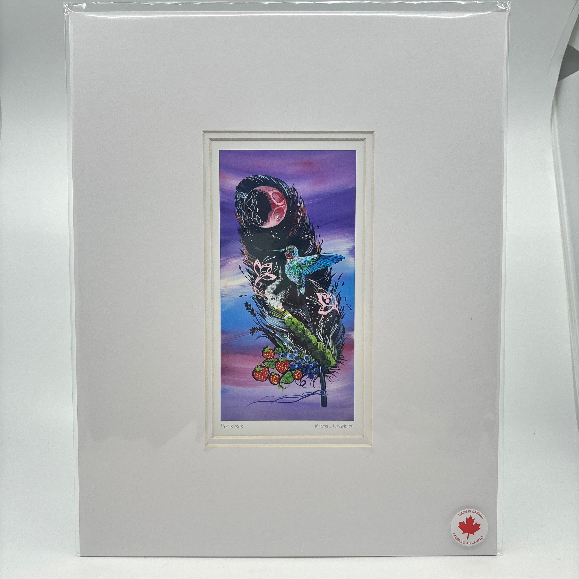 MATTED ART CARDS KAREN ERICKSON - Canadian Art Prints Inc. - Matted Art Card - House of Himwitsa Art Gallery