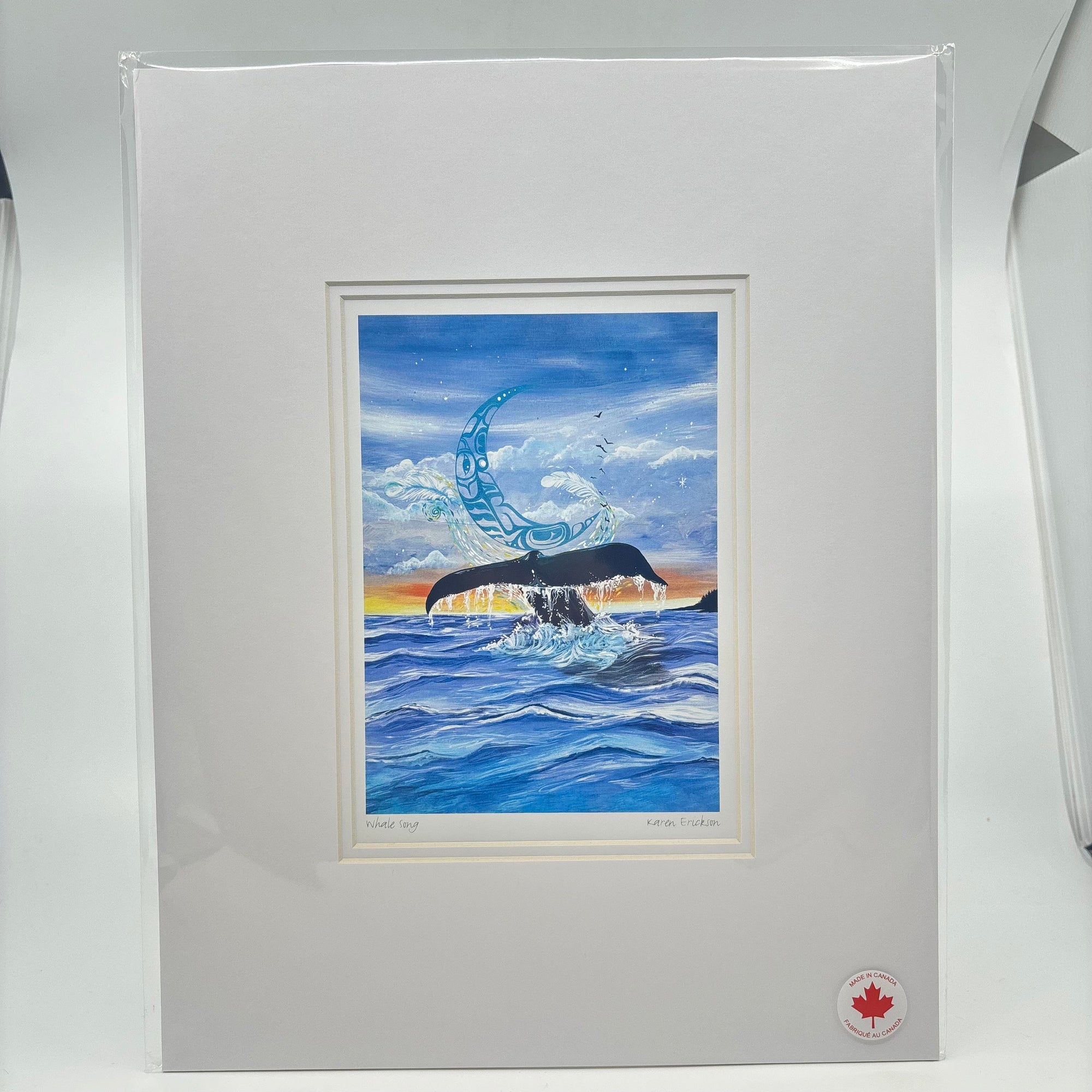 MATTED ART CARDS KAREN ERICKSON - Canadian Art Prints Inc. - Matted Art Card - House of Himwitsa Art Gallery