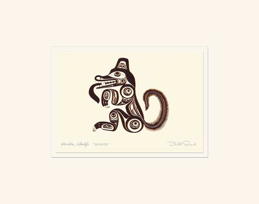 MATTED ART CARDS BILL REID -  - Matted Art Card - House of Himwitsa Art Gallery