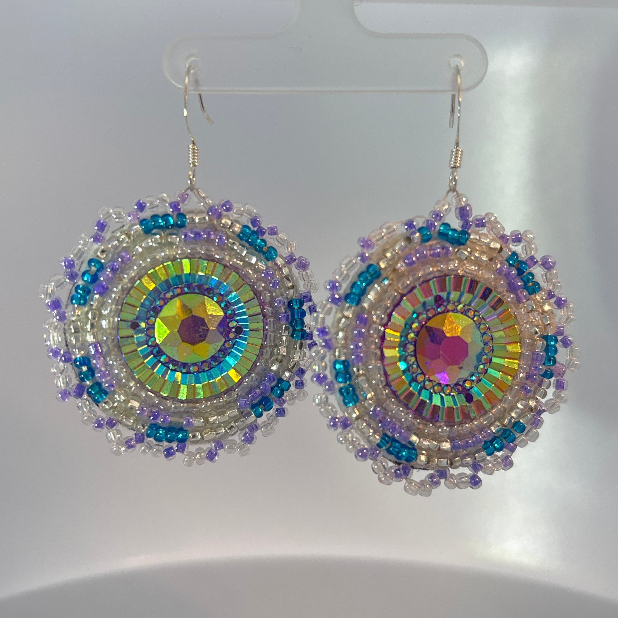 Beaded Earring Round  Wendy Dooreen -  -  - House of Himwitsa Art Gallery