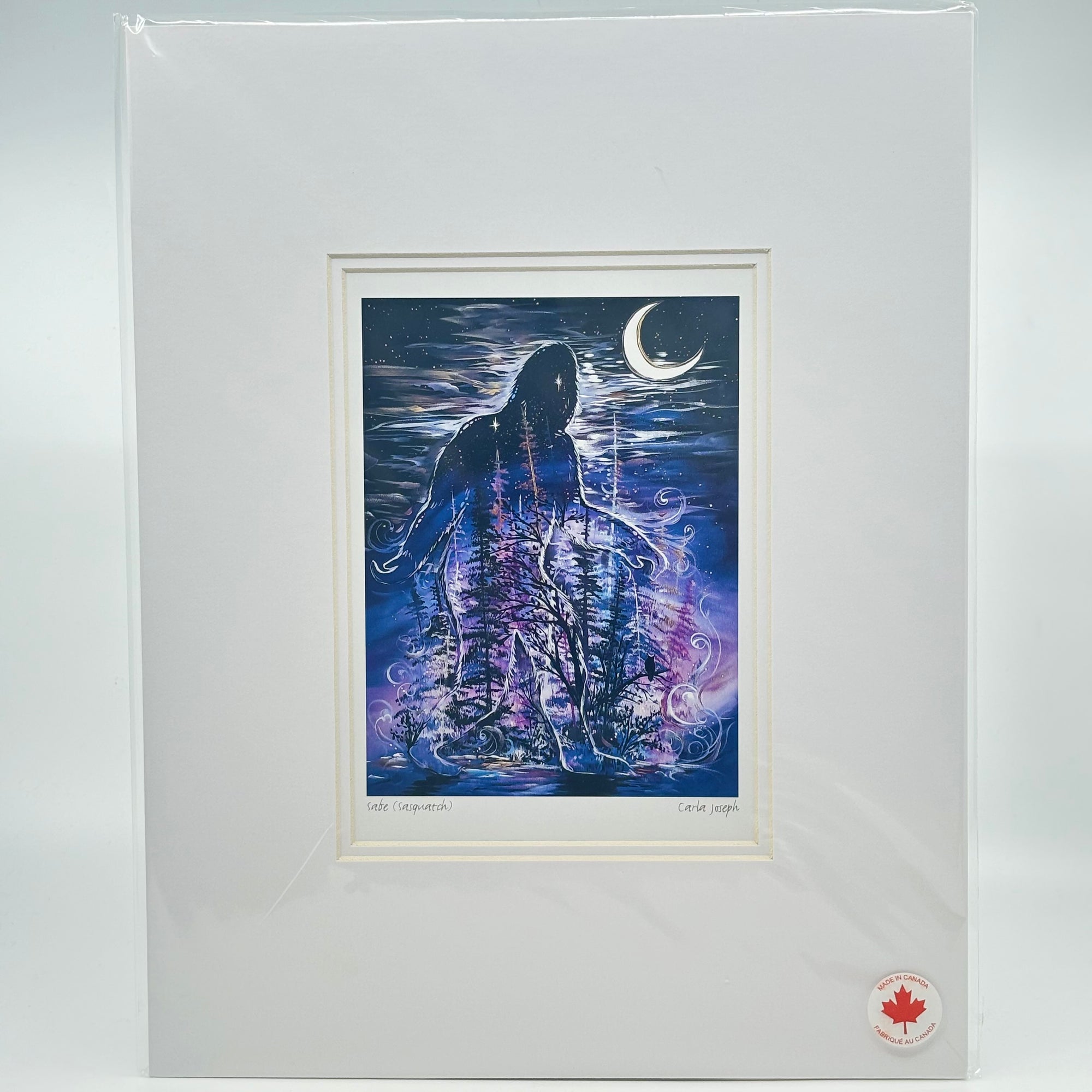 MATTED ART CARDS CARLA JOSEPH - Canadian Art Prints Inc. - Matted Art Card - House of Himwitsa Art Gallery