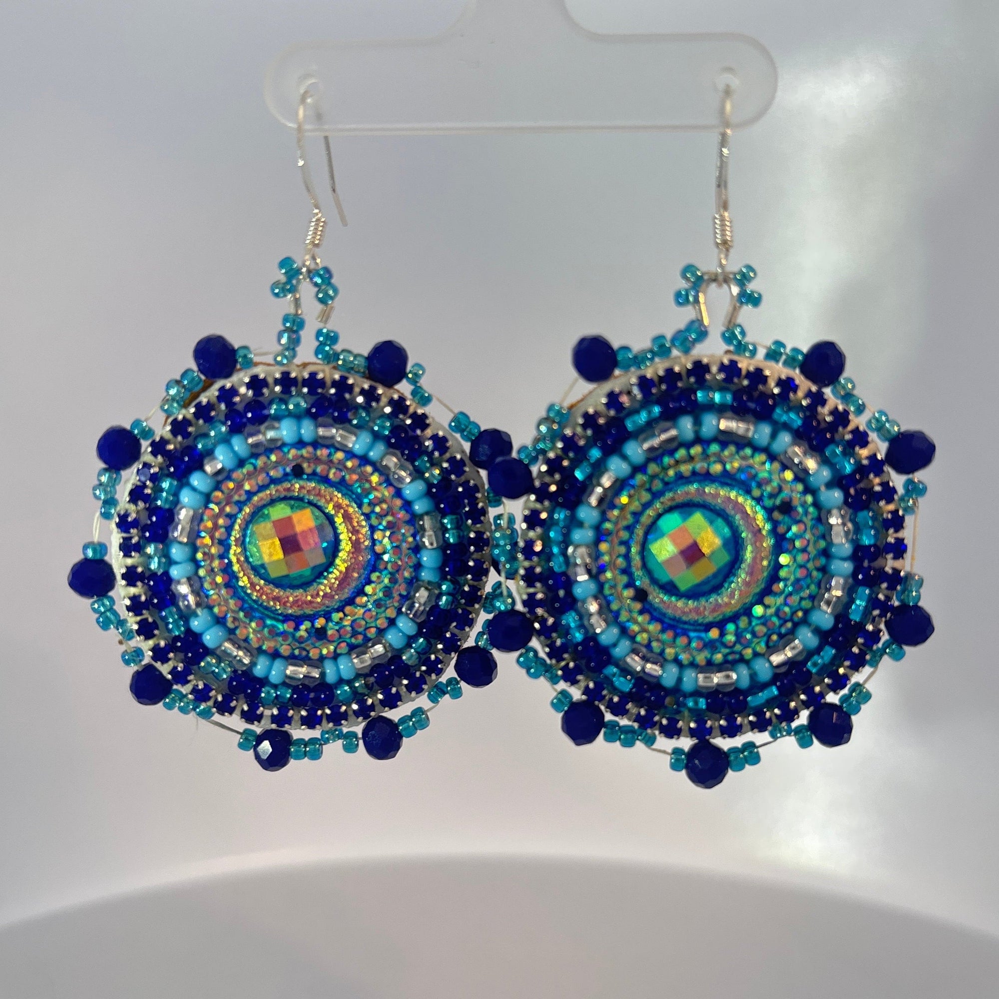 Beaded Earring Round  Wendy Dooreen -  -  - House of Himwitsa Art Gallery