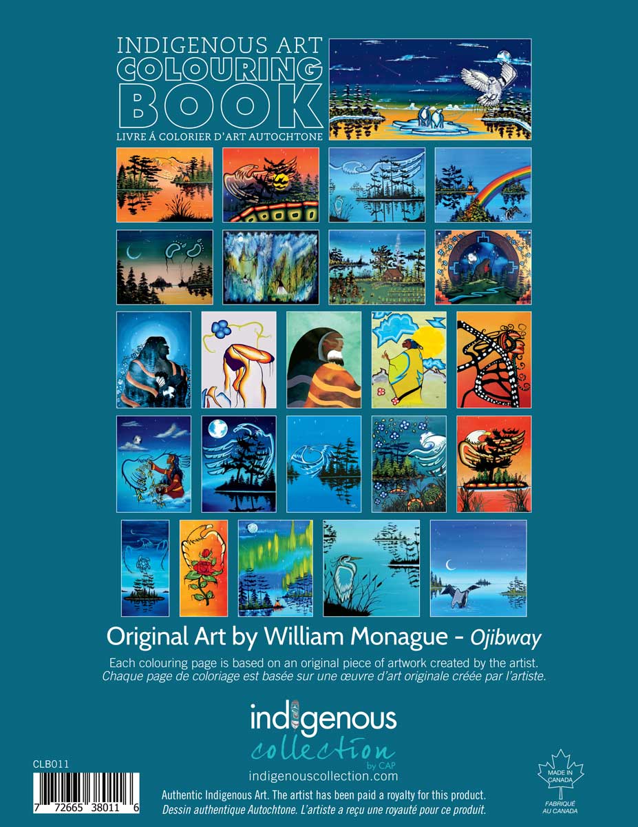 Colouring Book William Monague - Colouring Book William Monague -  - House of Himwitsa Native Art Gallery and Gifts