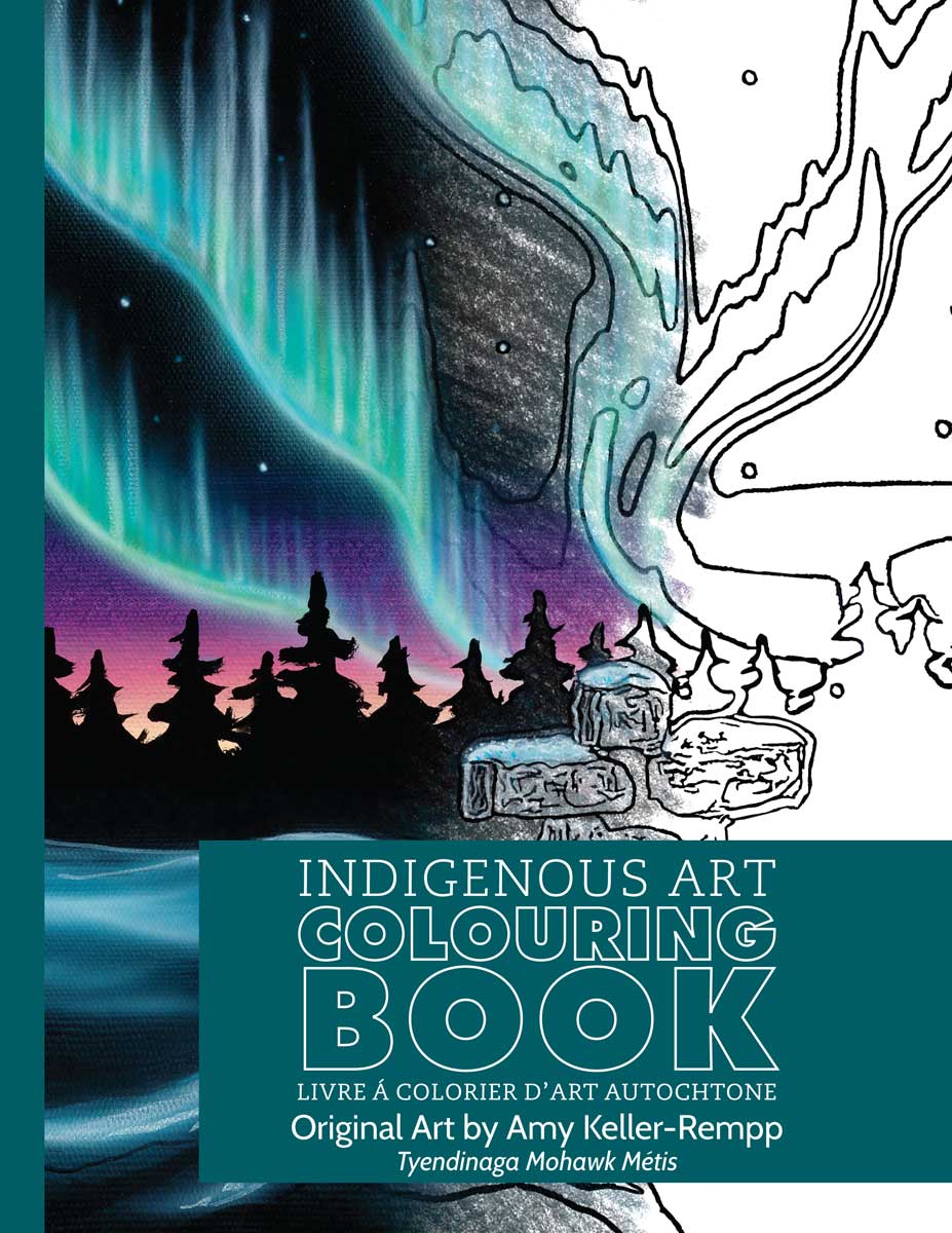 Colouring Book Amy Keller-Rempp - Colouring Book Amy Keller-Rempp -  - House of Himwitsa Native Art Gallery and Gifts