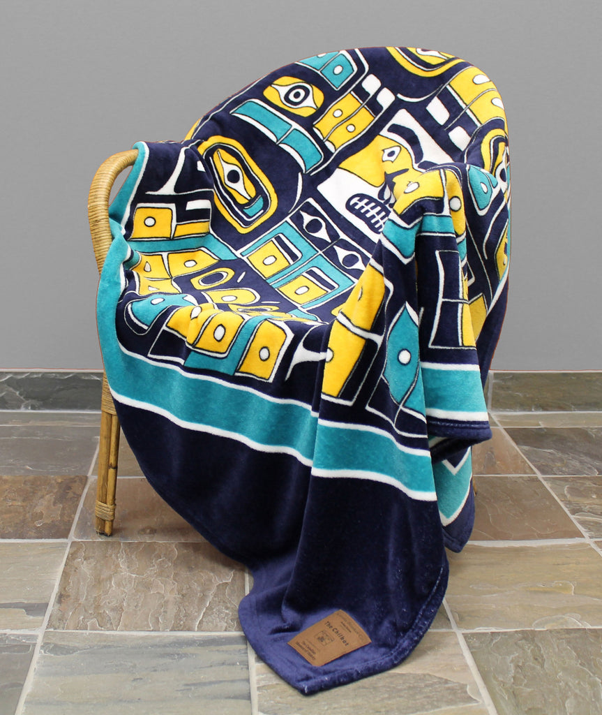 Blanket Velura Chilkat - Blanket Velura Chilkat -  - House of Himwitsa Native Art Gallery and Gifts