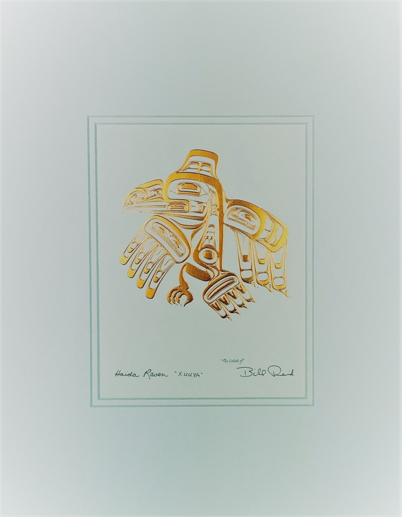 MATTED ART CARDS BILL REID -  - Matted Art Card - House of Himwitsa Art Gallery