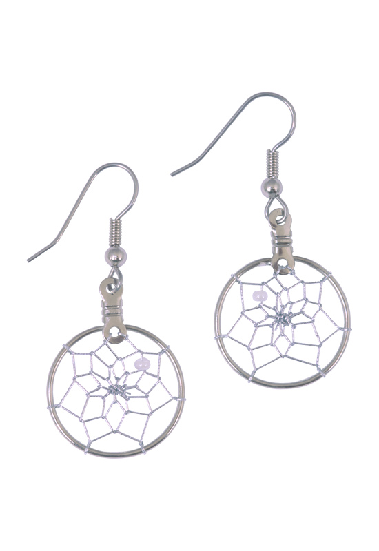 Dream Catcher Baby Earrings - Dream Catcher Baby Earrings -  - House of Himwitsa Native Art Gallery and Gifts