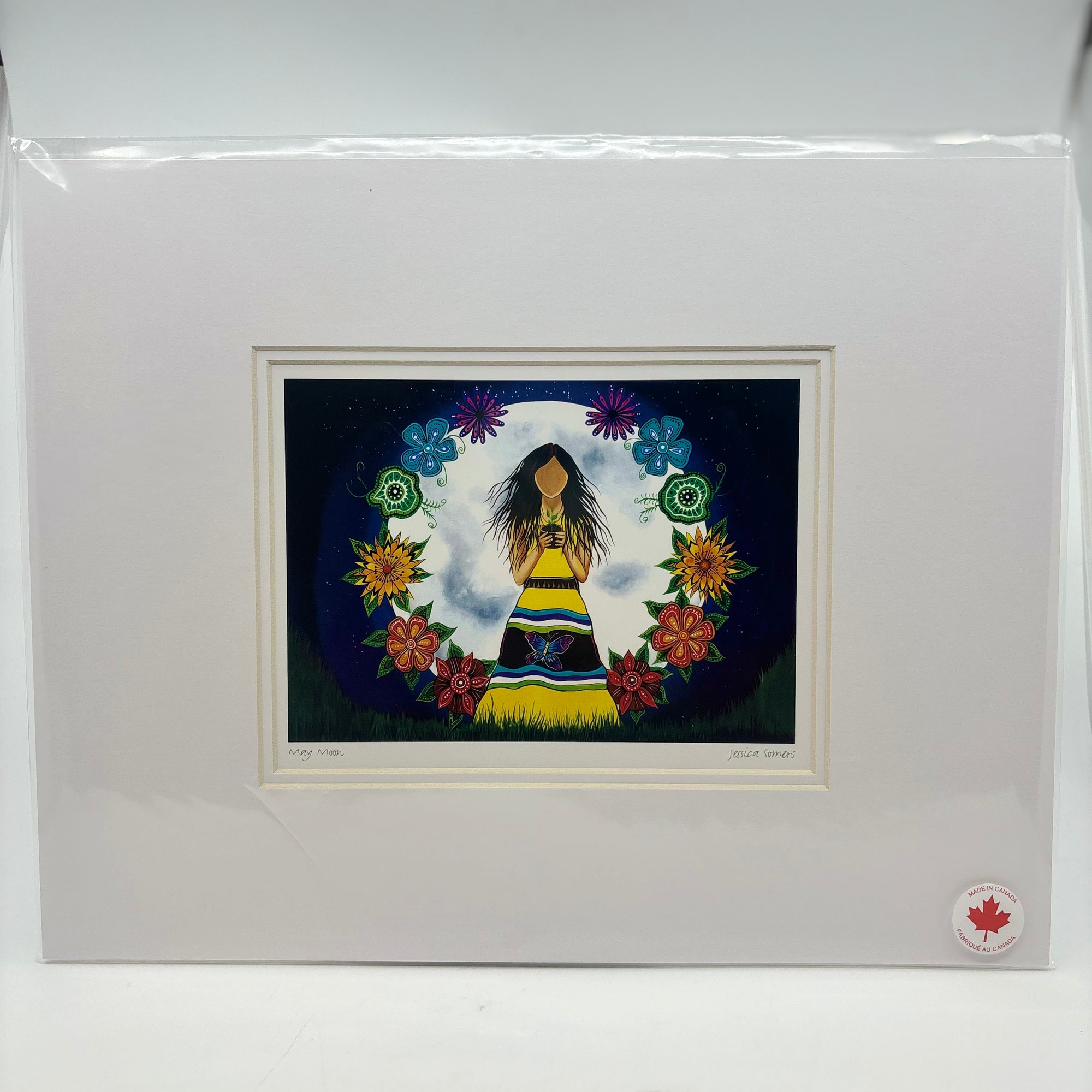 MATTED ART CARDS JESSICA SOMERS - Canadian Art Prints Inc. - Matted Art Card - House of Himwitsa Art Gallery