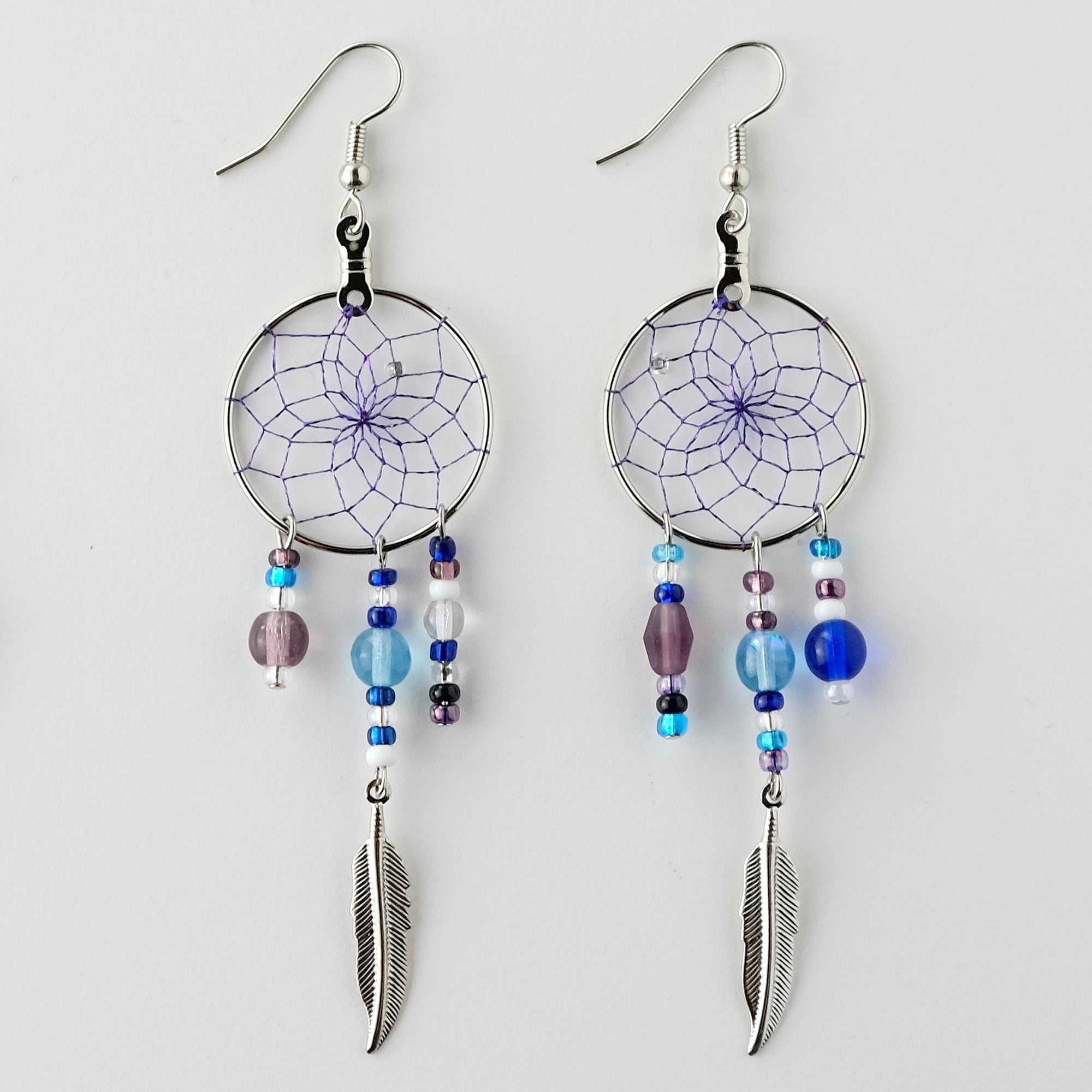 Earrings Dream Catcher 1" Magical Jewellery -  - Earrings - House of Himwitsa Art Gallery