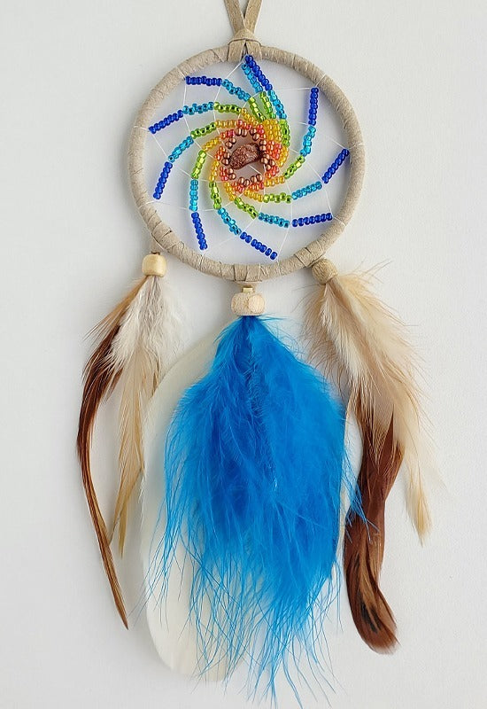2.5" Beaded Dream Catchers -  - Dream Catcher - House of Himwitsa Art Gallery