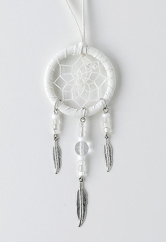 1.5" Dream Catcher With Metal Feathers