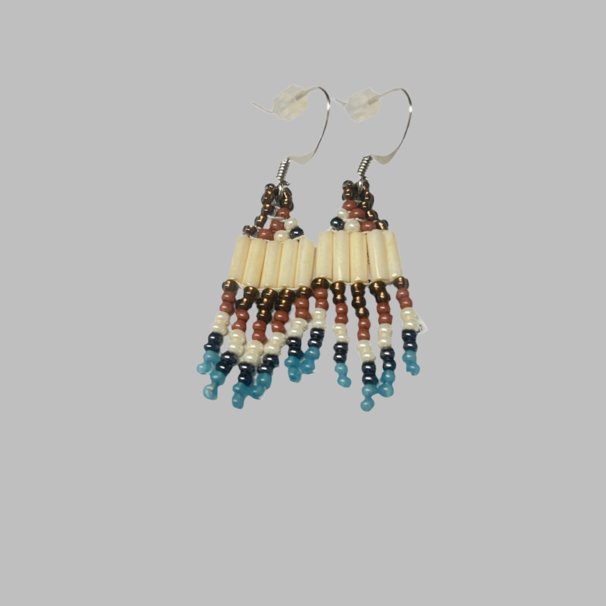 Beaded Earrings Grounded Inspiration -  - Beaded Earrings - House of Himwitsa Art Gallery