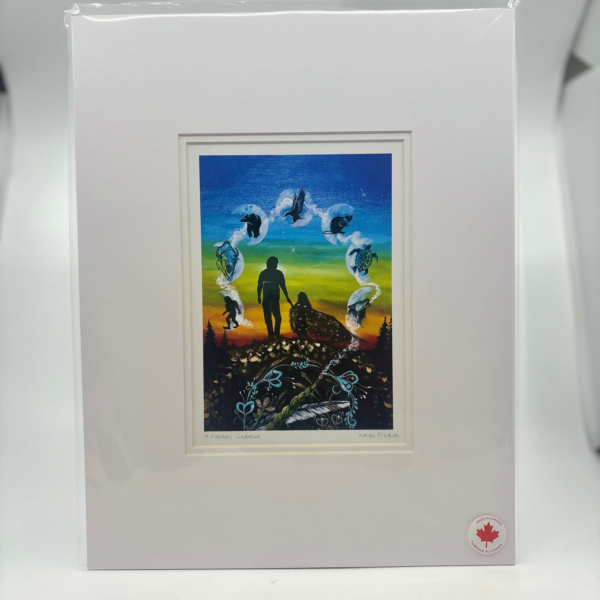 MATTED ART CARDS KAREN ERICKSON - Canadian Art Prints Inc. - Matted Art Card - House of Himwitsa Art Gallery