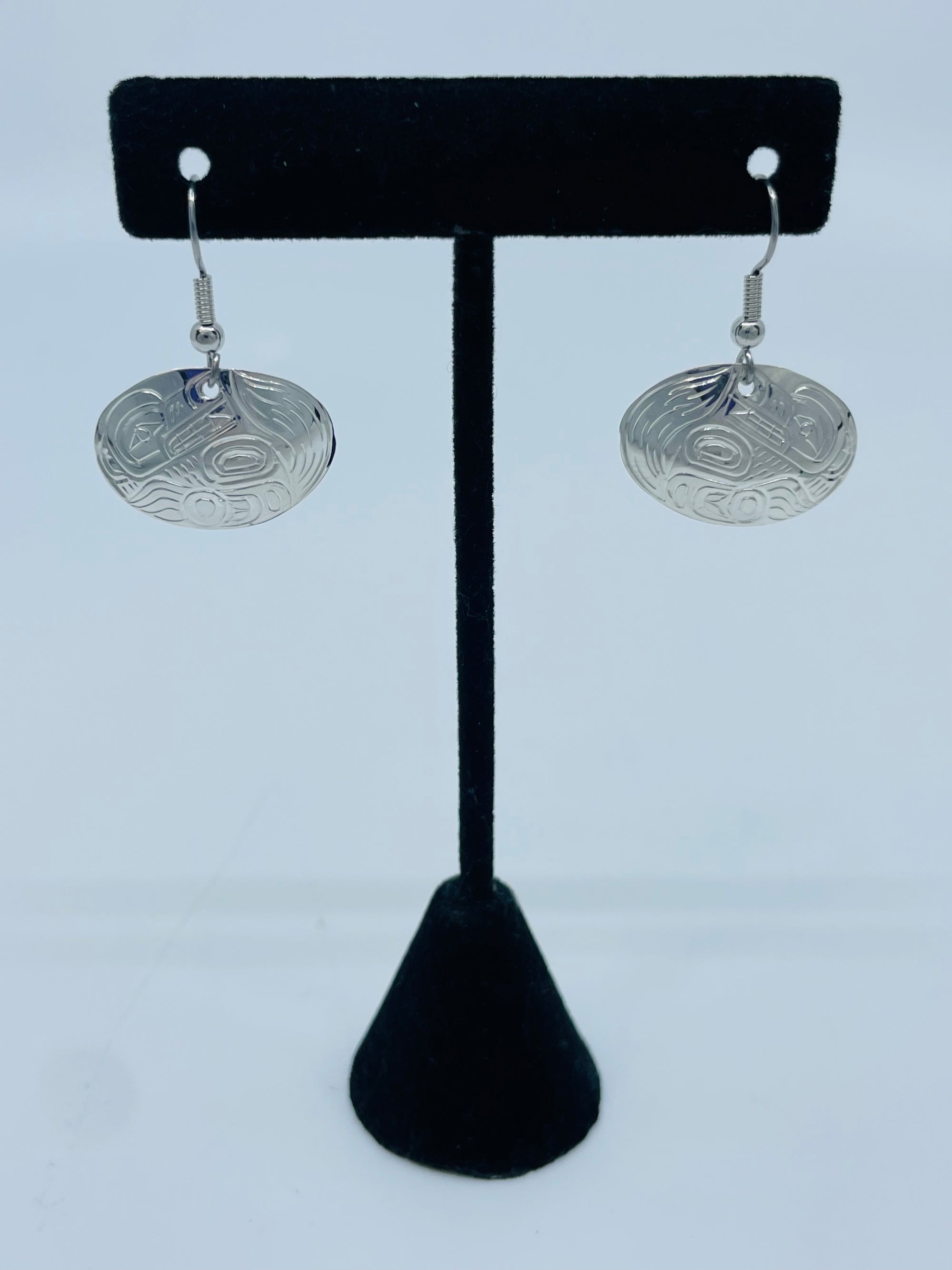 William Cook Silver Earrings - Cook William - Silver Earrings - House of Himwitsa Art Gallery