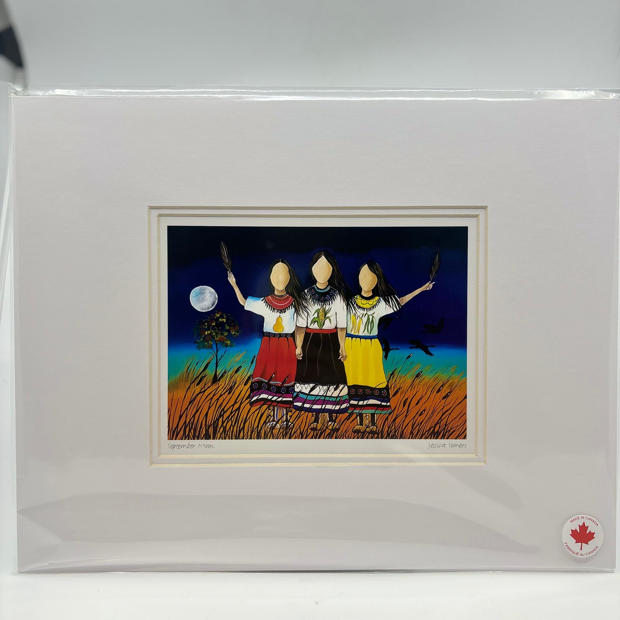 MATTED ART CARDS JESSICA SOMERS - Canadian Art Prints Inc. - Matted Art Card - House of Himwitsa Art Gallery