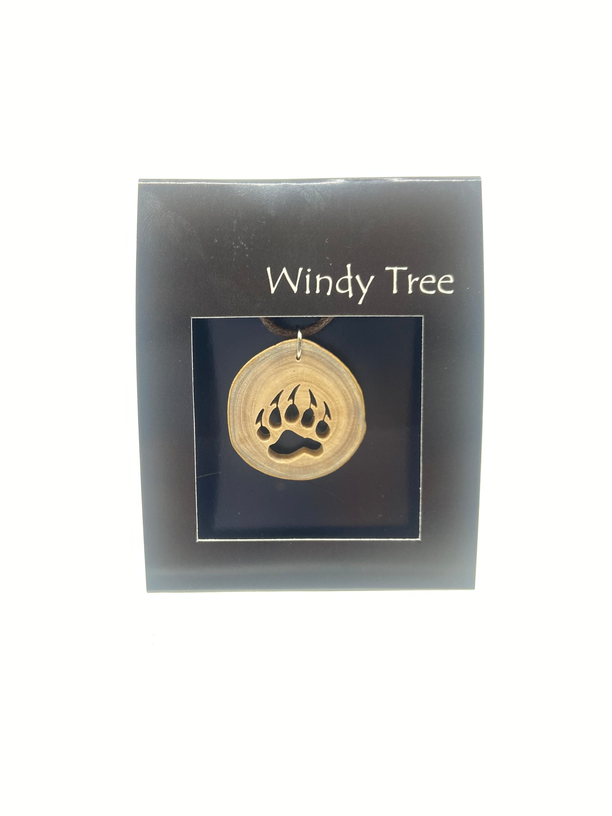 Windy Tree Pendants - Bear Paw - RWE2023 - House of Himwitsa Native Art Gallery and Gifts