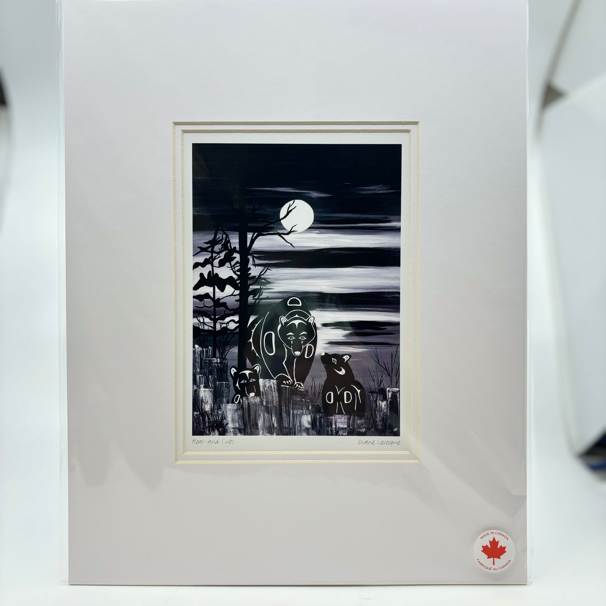 MATTED ART CARDS DIANE LEVESQUE - Canadian Art Prints Inc. - Matted Art Card - House of Himwitsa Art Gallery