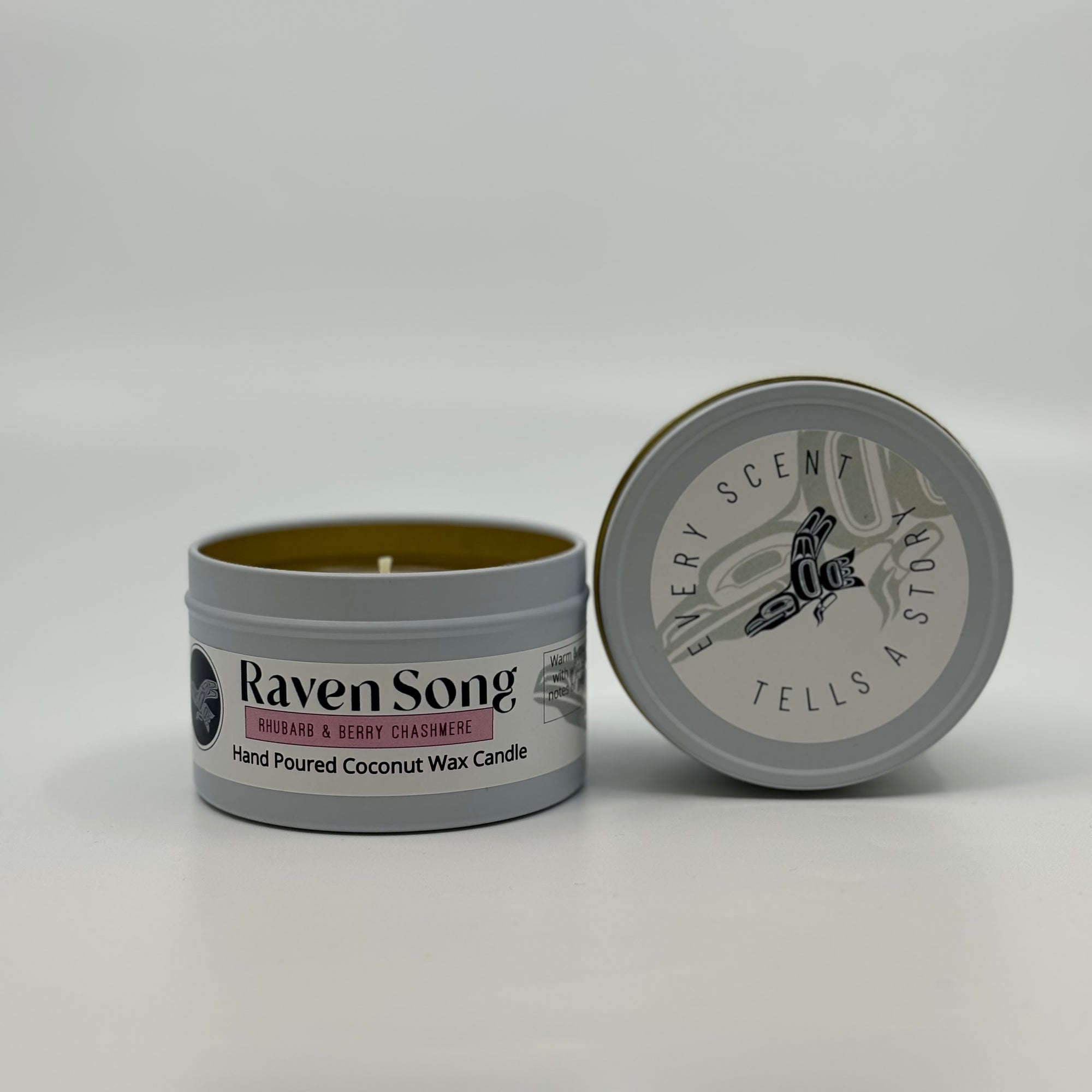 Raven Song Hand Poured Waxed Candles