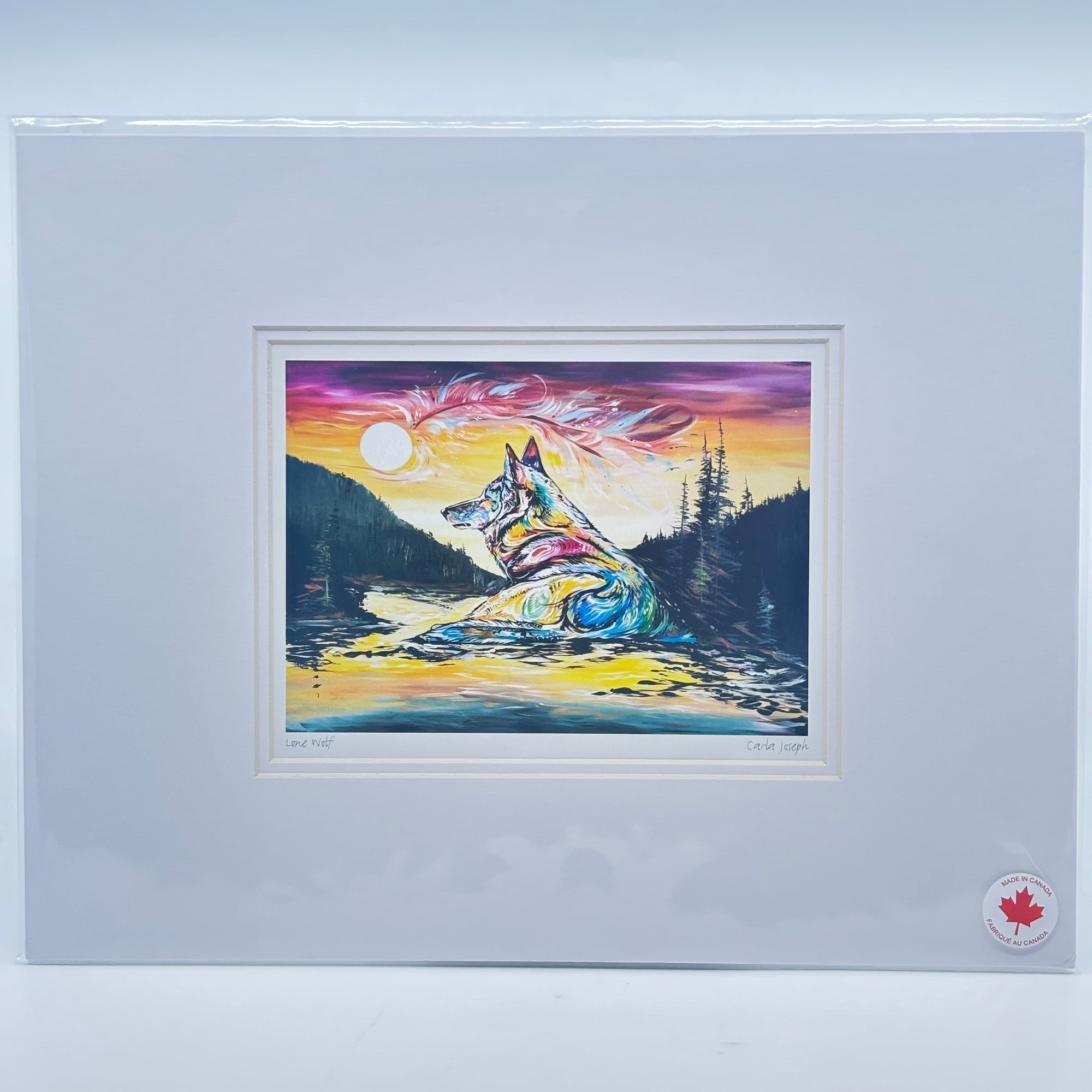 MATTED ART CARDS CARLA JOSEPH - Canadian Art Prints Inc. - Matted Art Card - House of Himwitsa Art Gallery