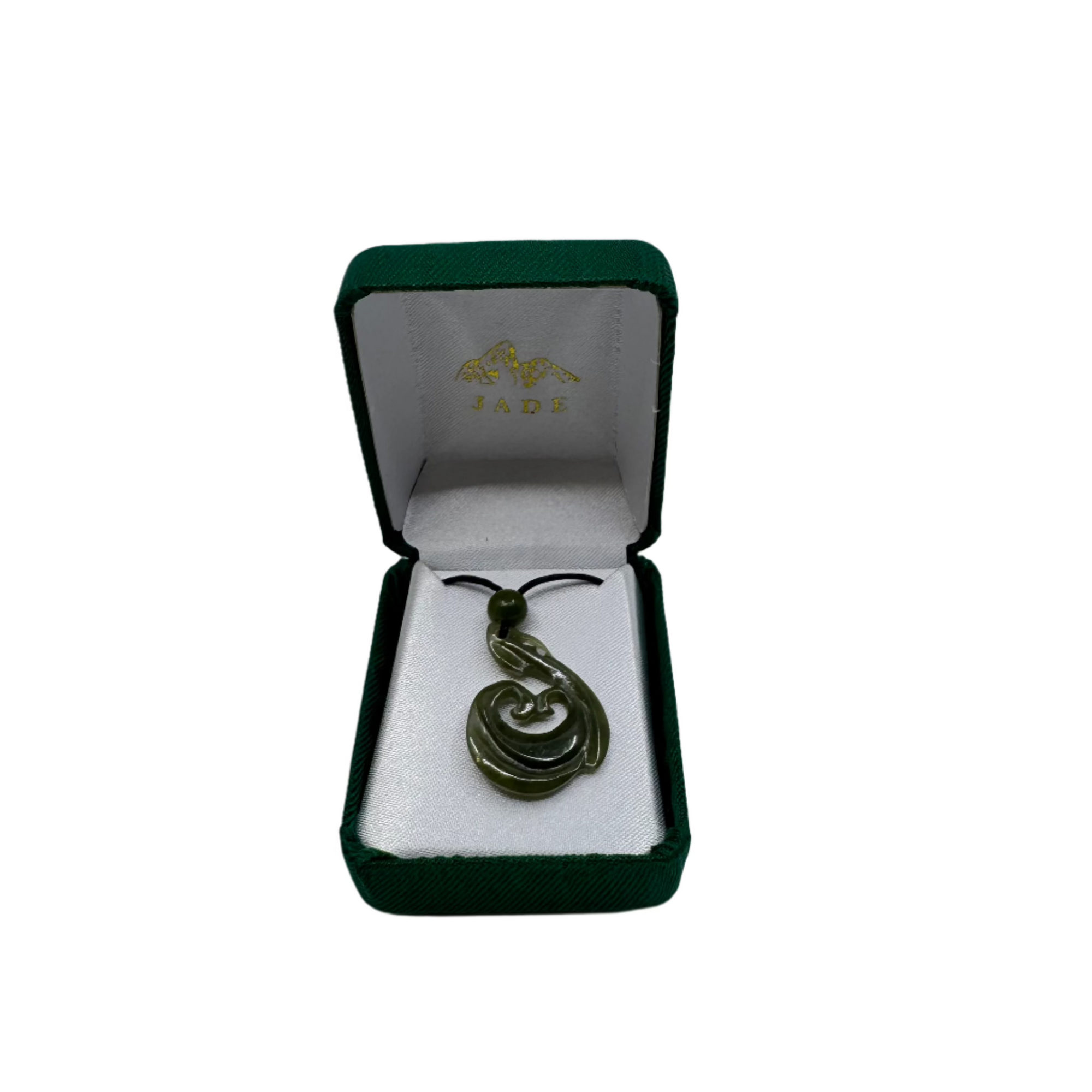 1" Jade Pendant Fish Hook -  - Jade - House of Himwitsa Art Gallery