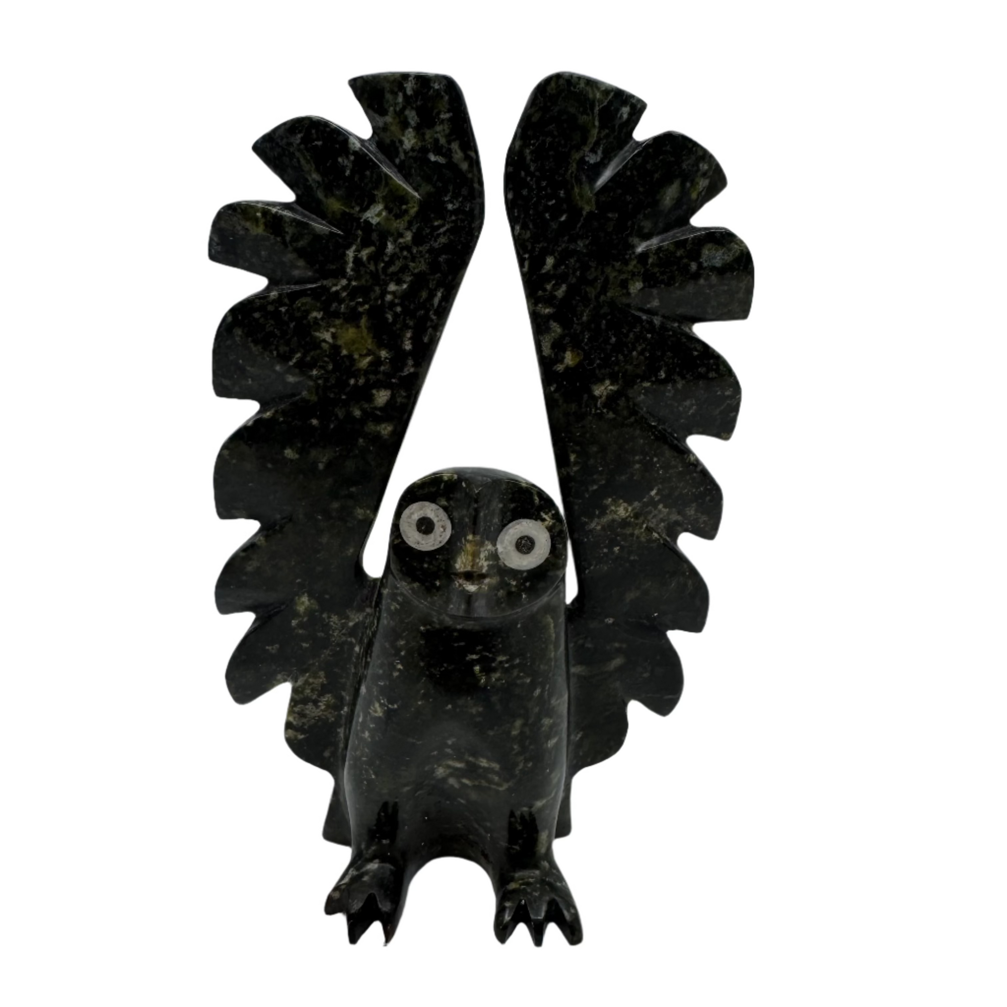 Adamie Qaumagiaq Owl -  - Serpentine - House of Himwitsa Art Gallery