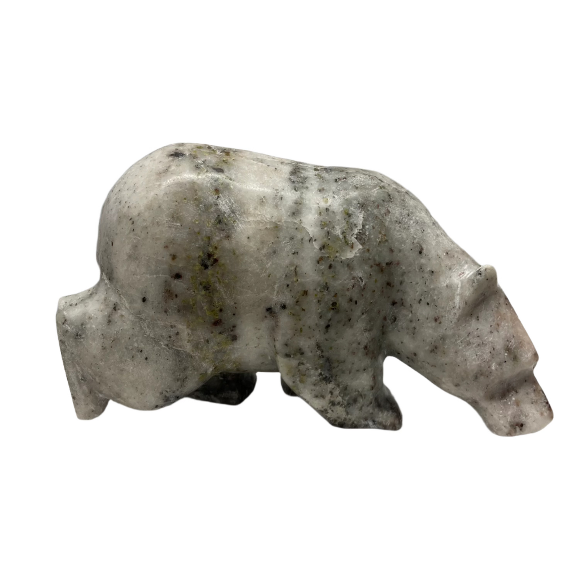 Ottokie Ashoona Polar Bear 18385 -  - Serpentine - House of Himwitsa Art Gallery
