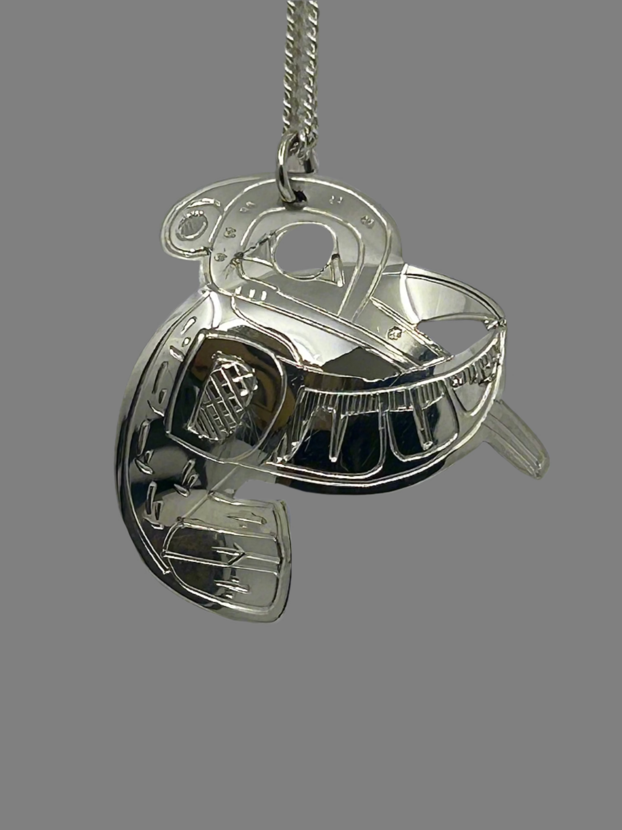 Gilbert Pat Silver Pendant Large -  - Silver Pendant - House of Himwitsa Art Gallery