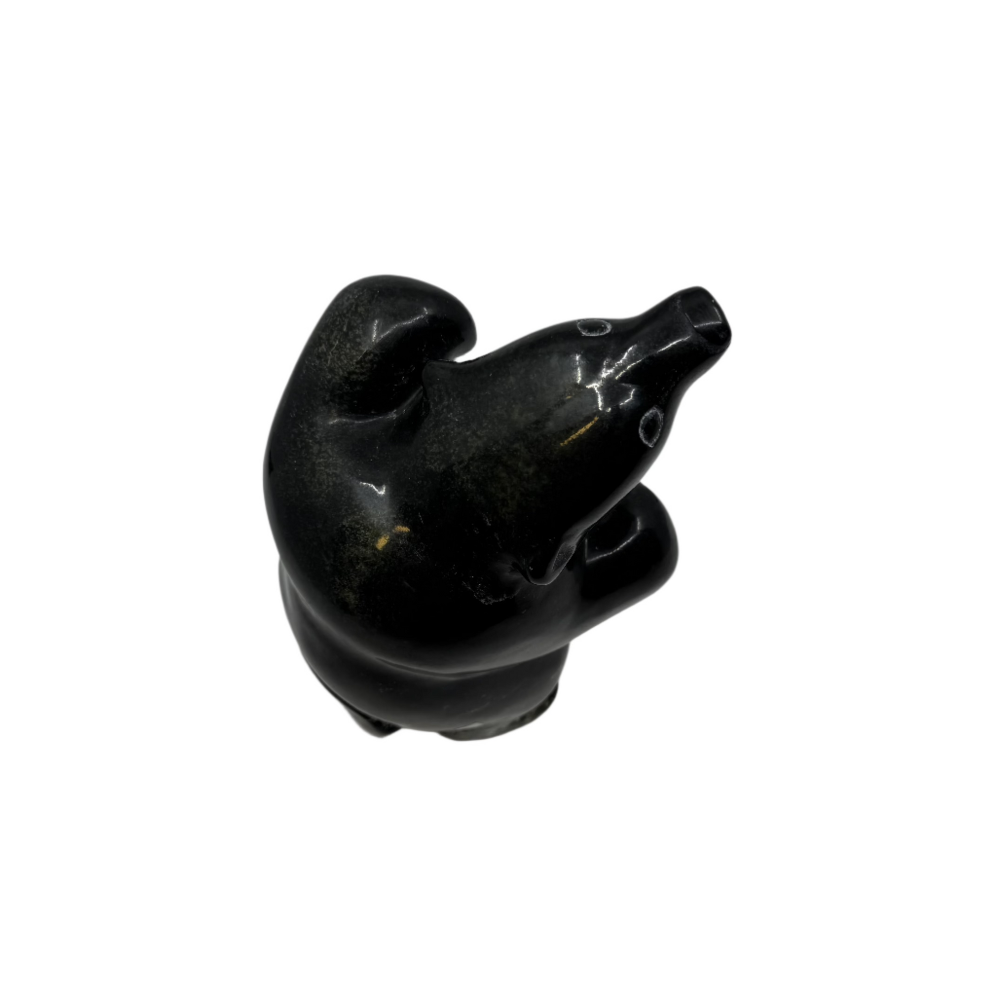 Markoosie Papiquatuk Dancing Bear -  - Serpentine - House of Himwitsa Art Gallery