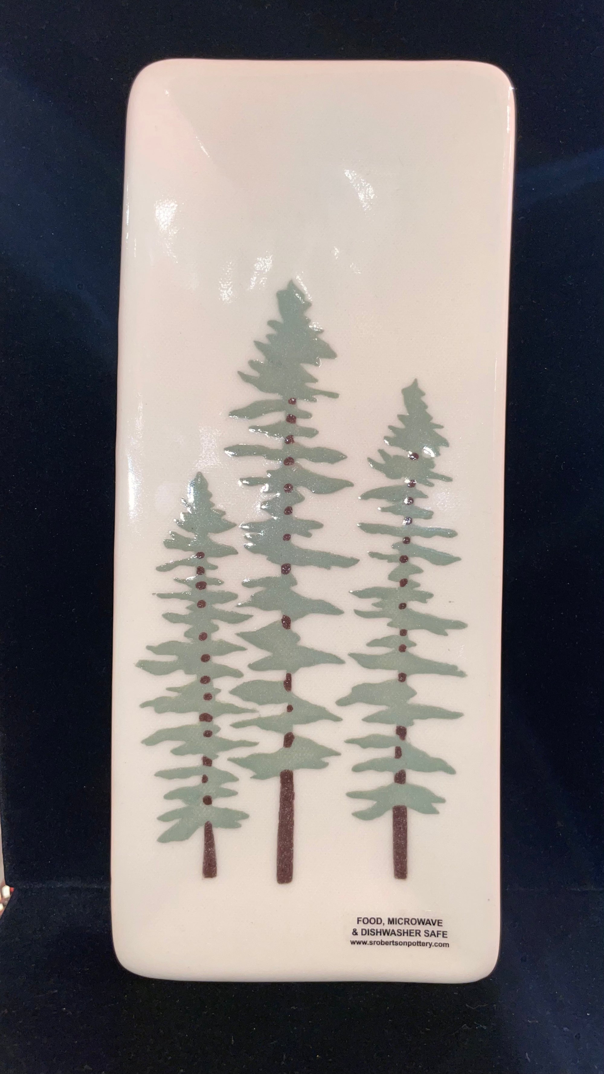 S Robertson Rectangle Sitka Plate -  -  - House of Himwitsa Art Gallery