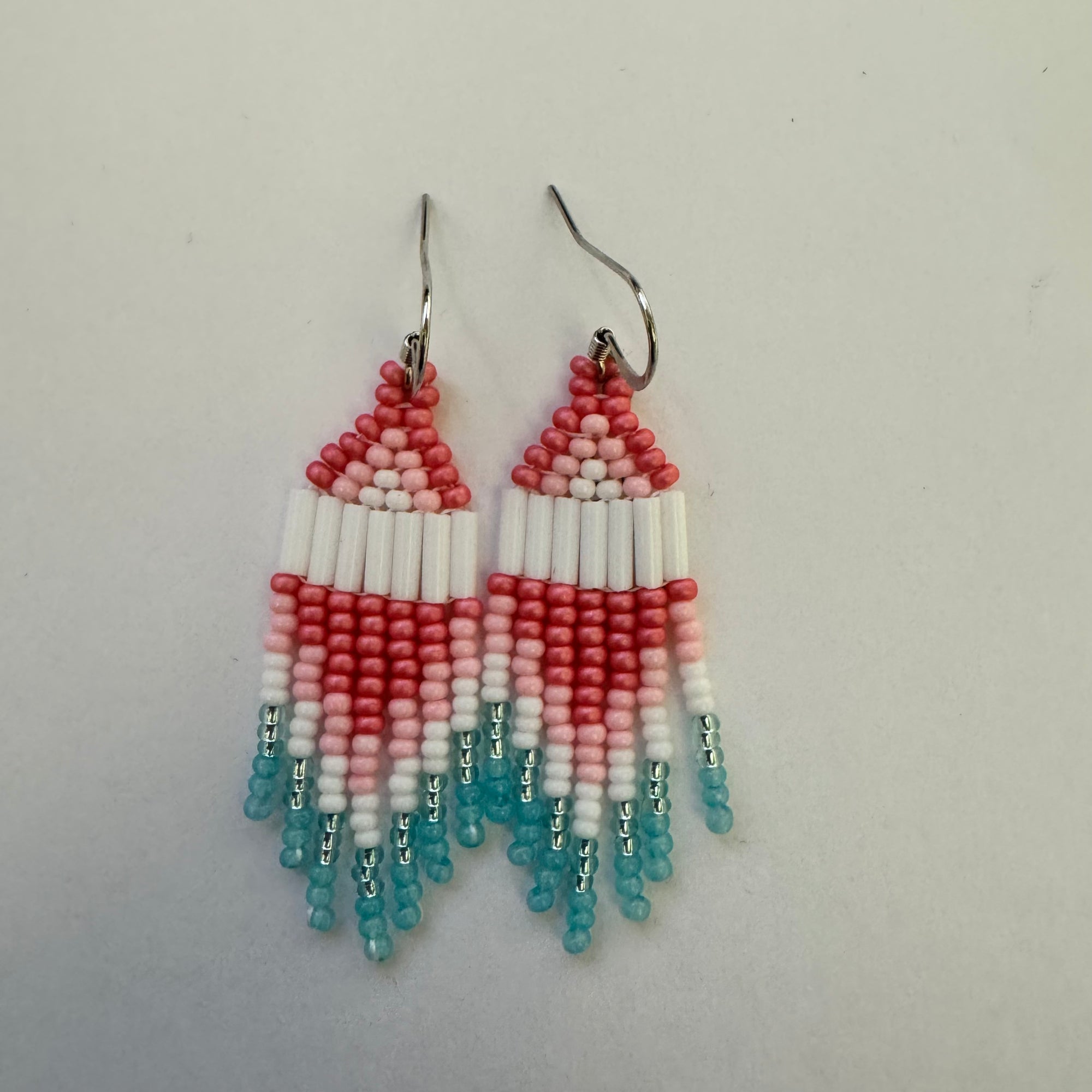Beaded Blissful Seashore Dream -  - Beaded Earrings - House of Himwitsa Art Gallery