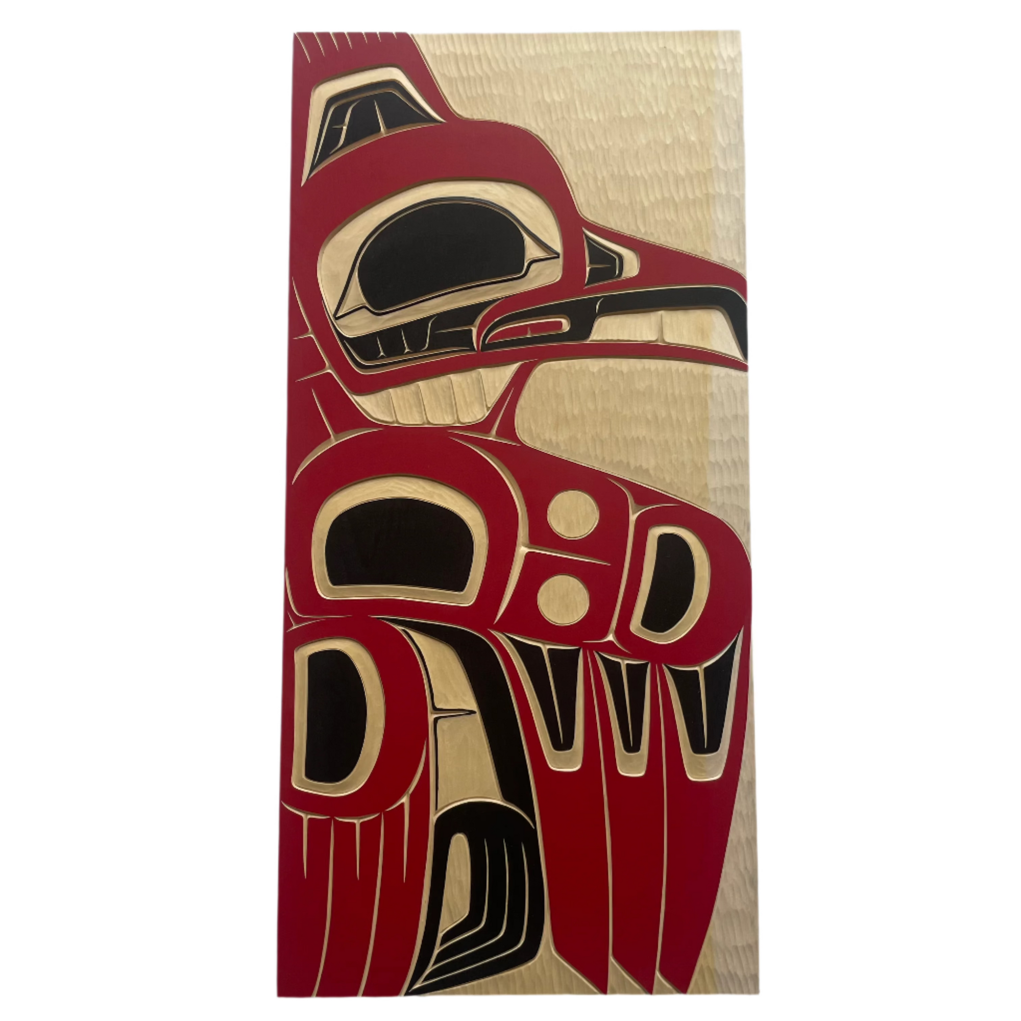 Cecilia Adams 24" x 11 3/4" Panel Kingfisher -  - Panel - House of Himwitsa Art Gallery