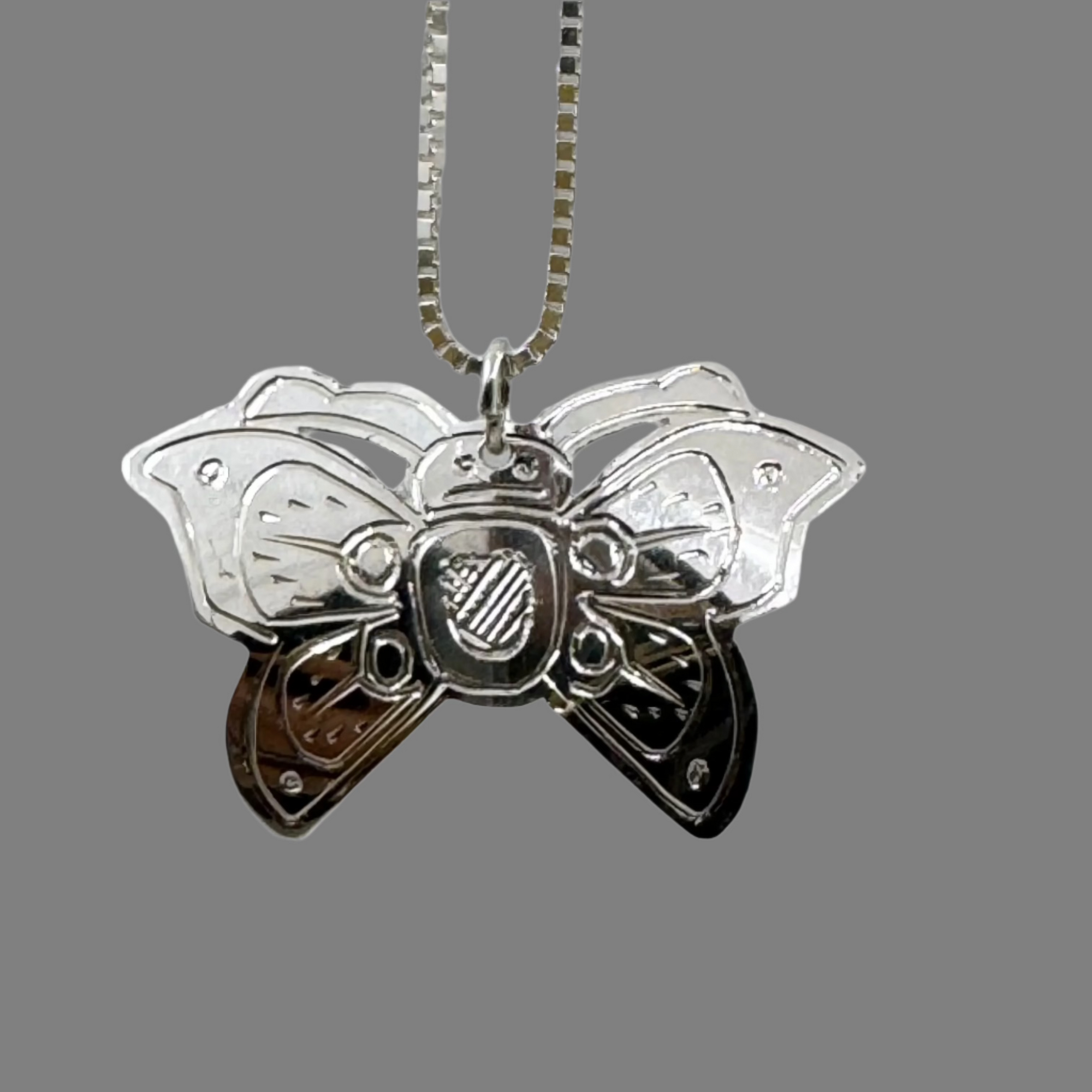 Gilbert Pat Silver Pendant Large -  - Silver Pendant - House of Himwitsa Art Gallery
