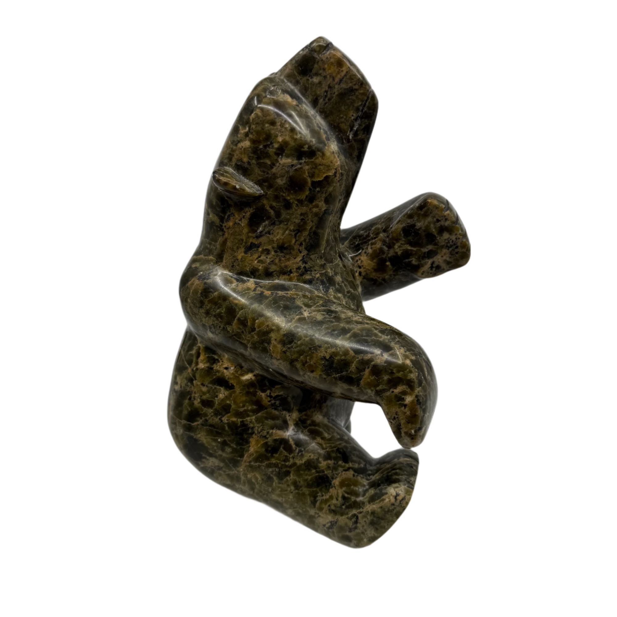 Matt Oshitsiaq Dancing Bear -  - Serpentine - House of Himwitsa Art Gallery