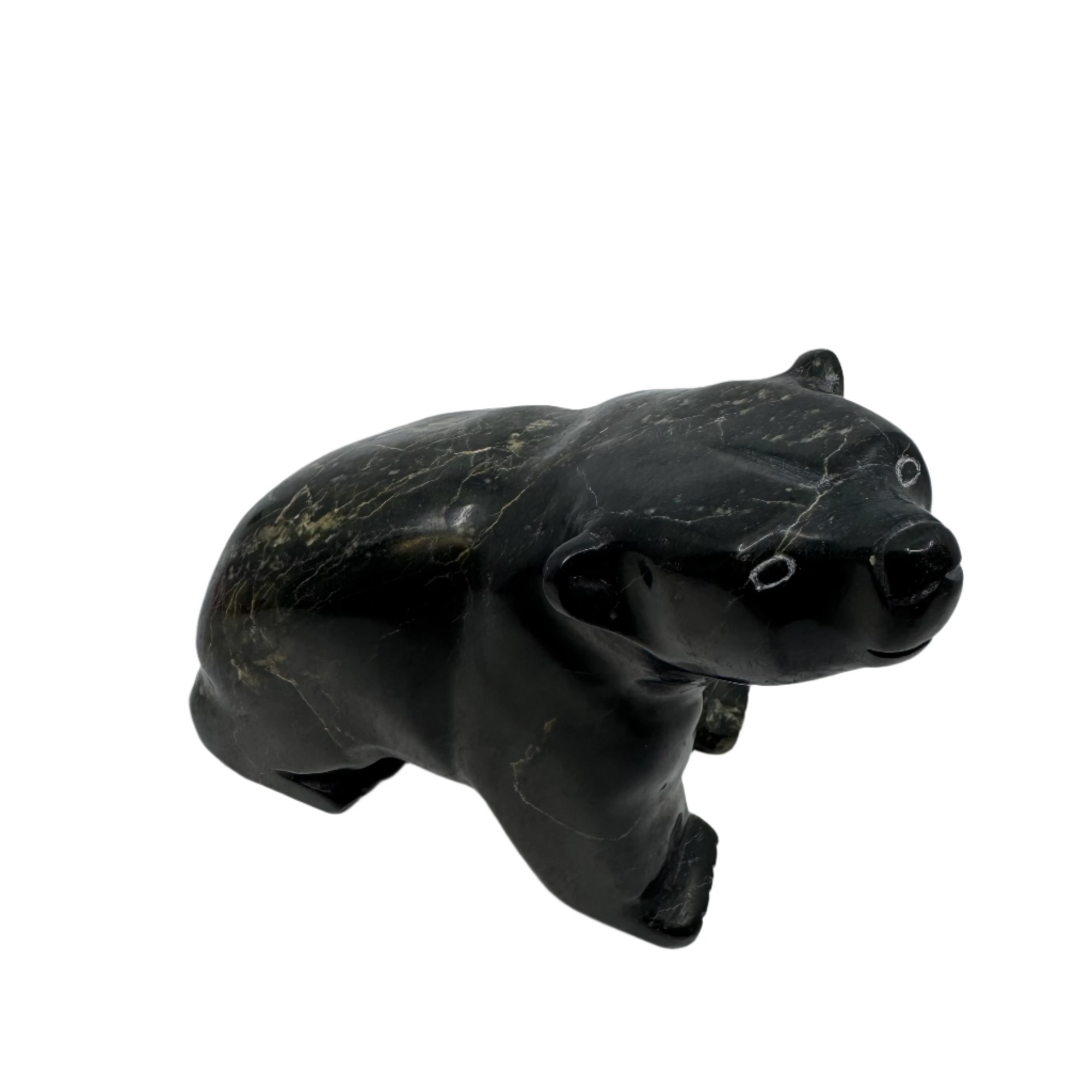 Johnny Papigatuk Bear -  - Serpentine - House of Himwitsa Art Gallery