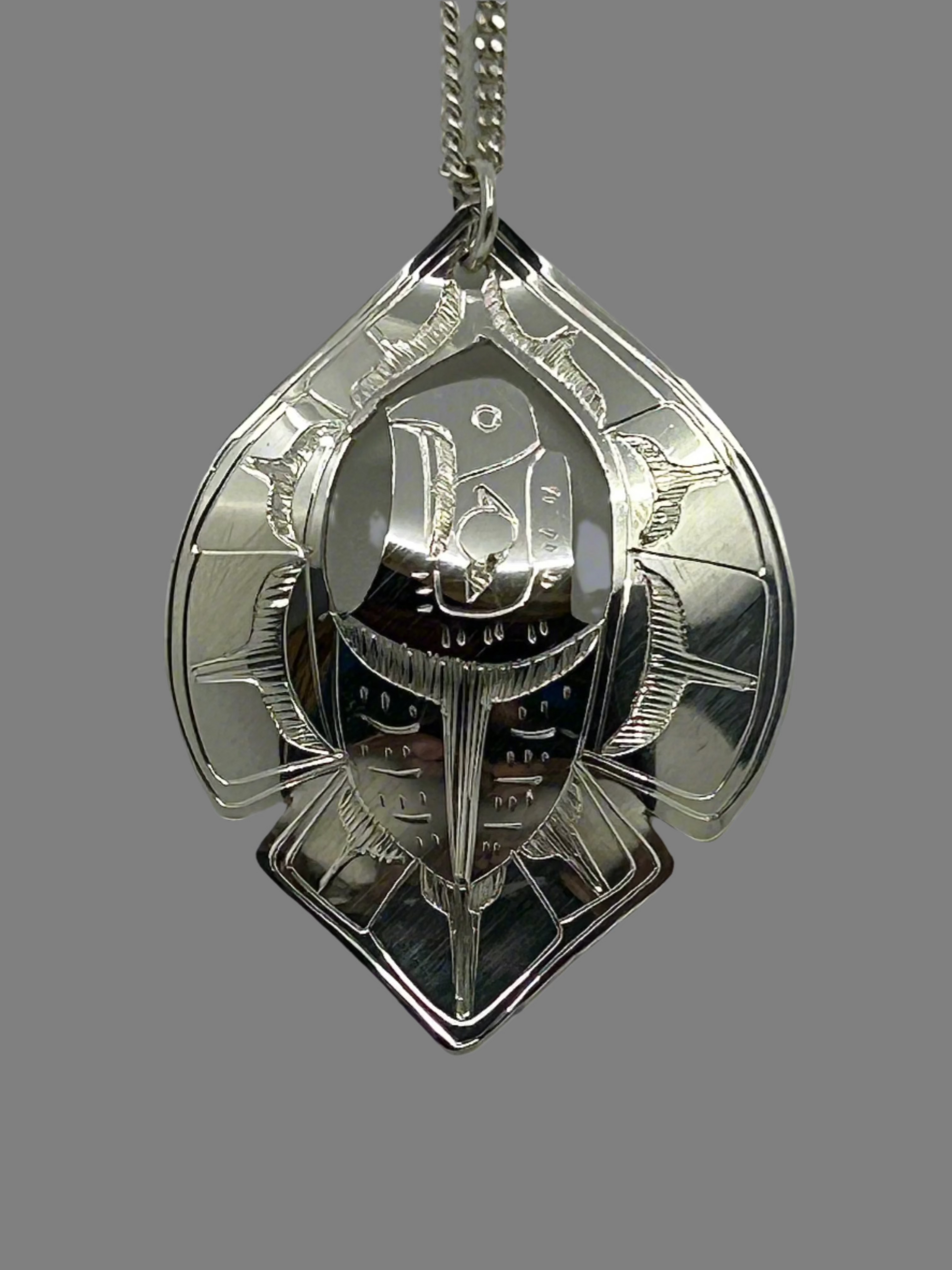 Gilbert Pat Silver Pendants Extra Large -  - Silver Pendant - House of Himwitsa Art Gallery