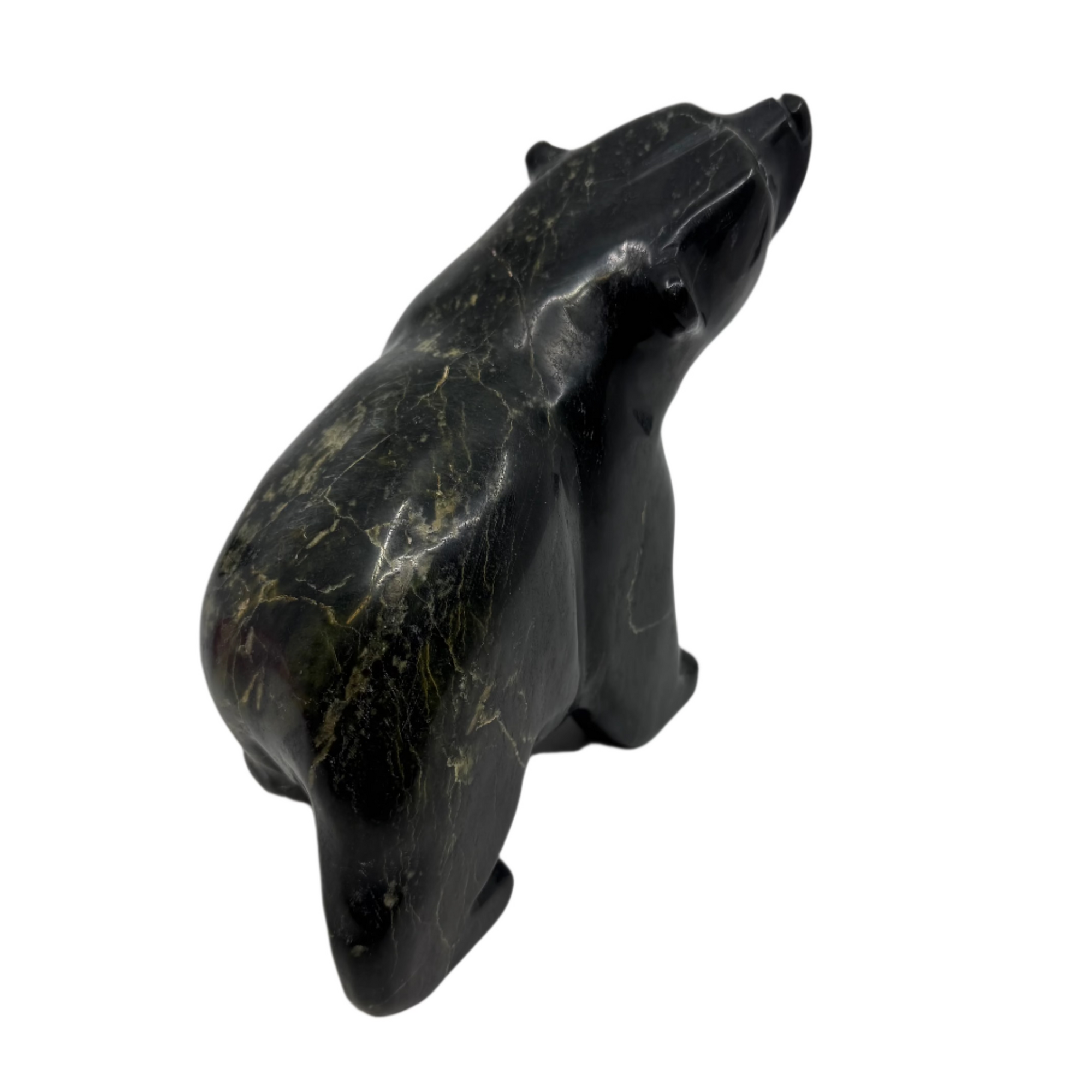 Johnny Papigatuk Bear -  - Serpentine - House of Himwitsa Art Gallery