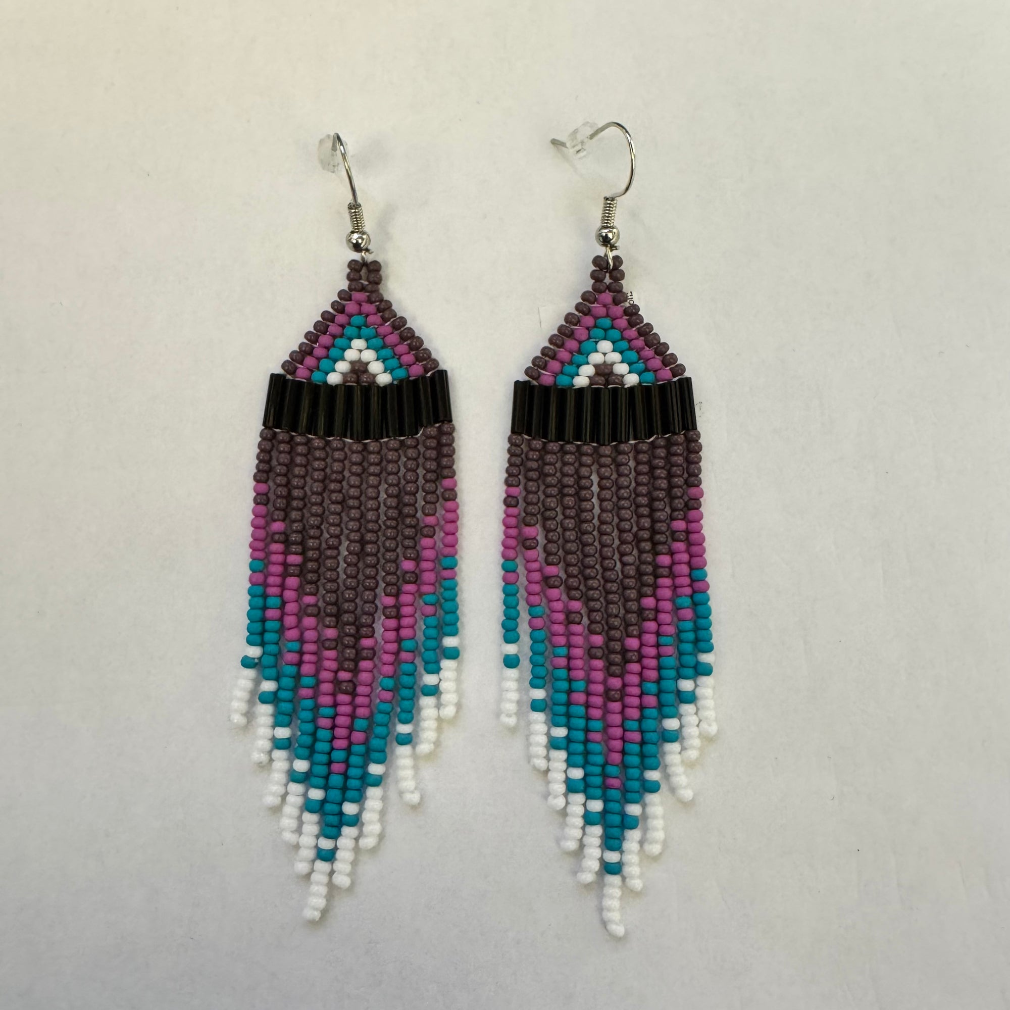 Beaded Earrings Enchanting Aurora Cascade -  - Beaded Earrings - House of Himwitsa Art Gallery