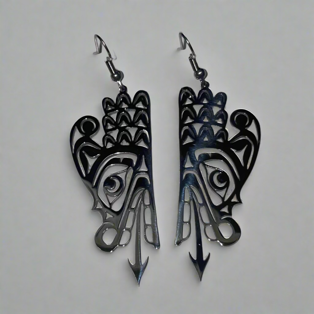 Trisha Thomas Earrings -  - Silver Earrings - House of Himwitsa Art Gallery