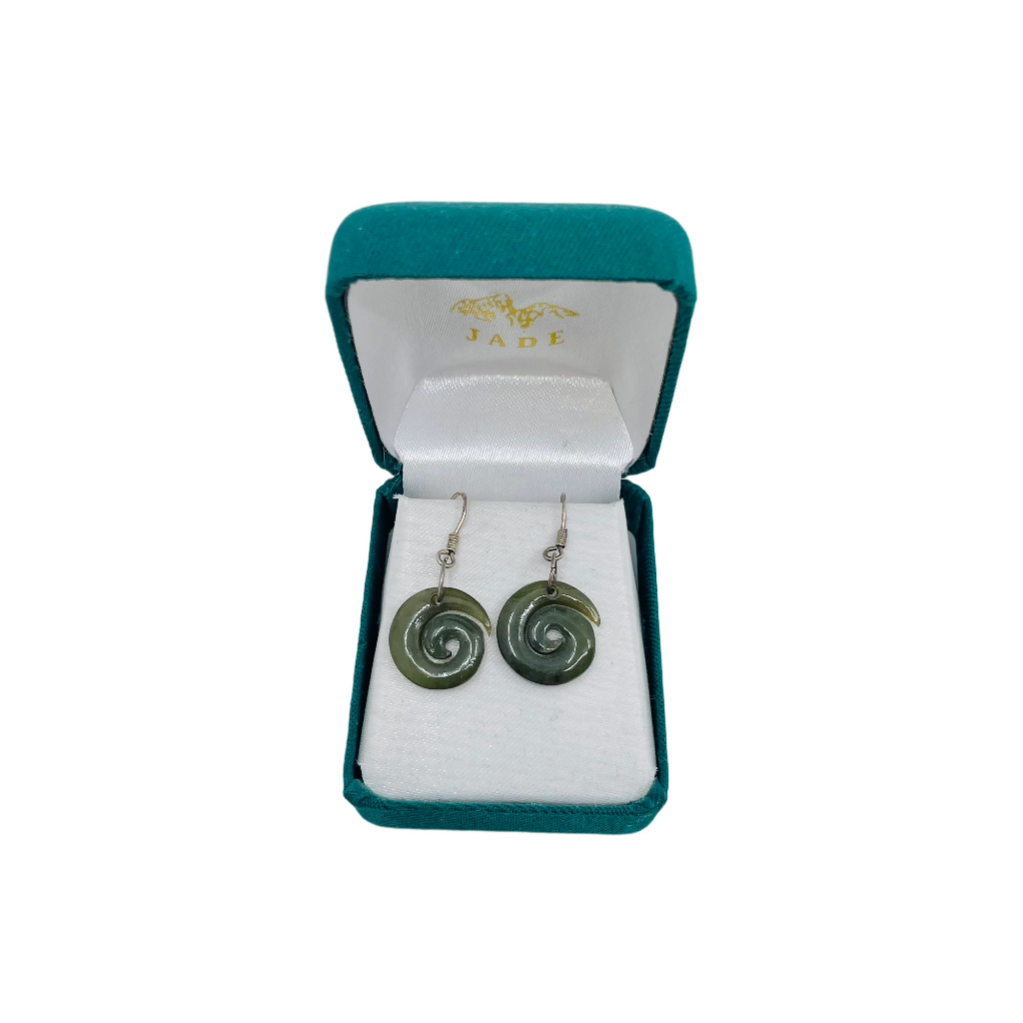 3/5'' Jade Spiral Earring -  - Jade - House of Himwitsa Art Gallery