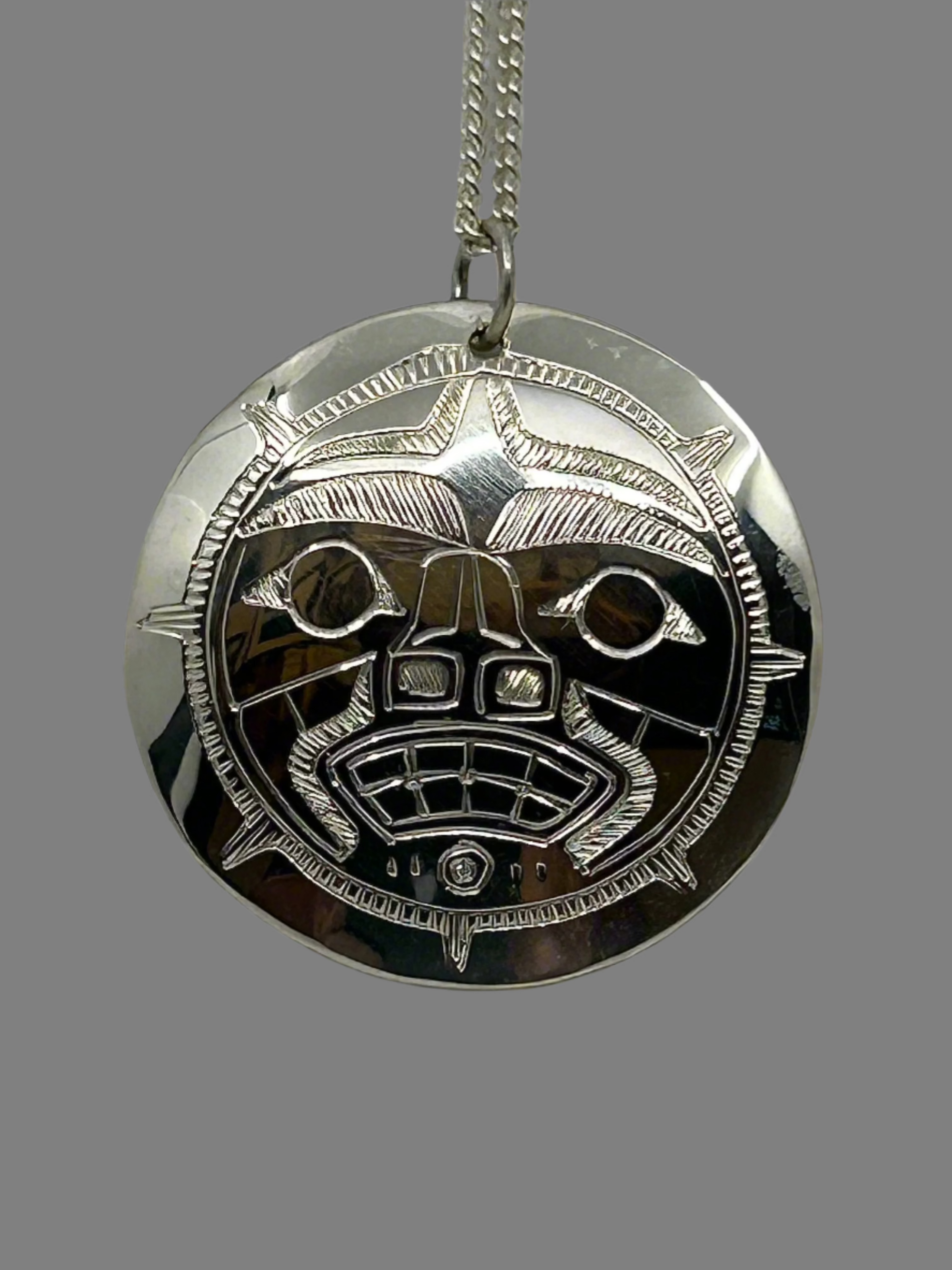 Gilbert Pat Silver Pendants Extra Large -  - Silver Pendant - House of Himwitsa Art Gallery