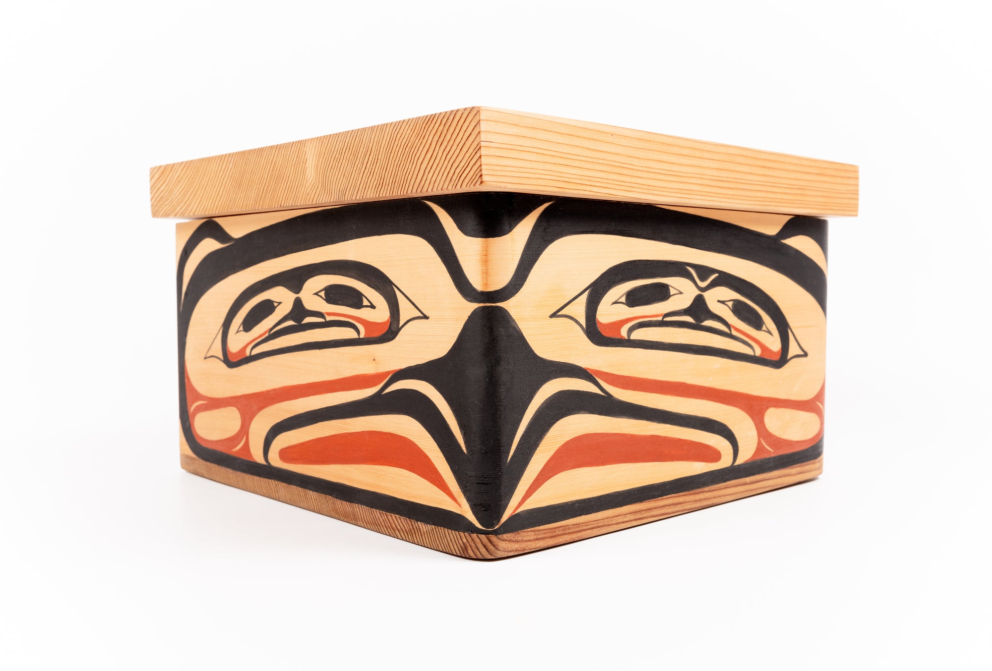 H Reece Eagle And Frog Box - H Reece Eagle And Frog Box -  - House of Himwitsa Native Art Gallery and Gifts