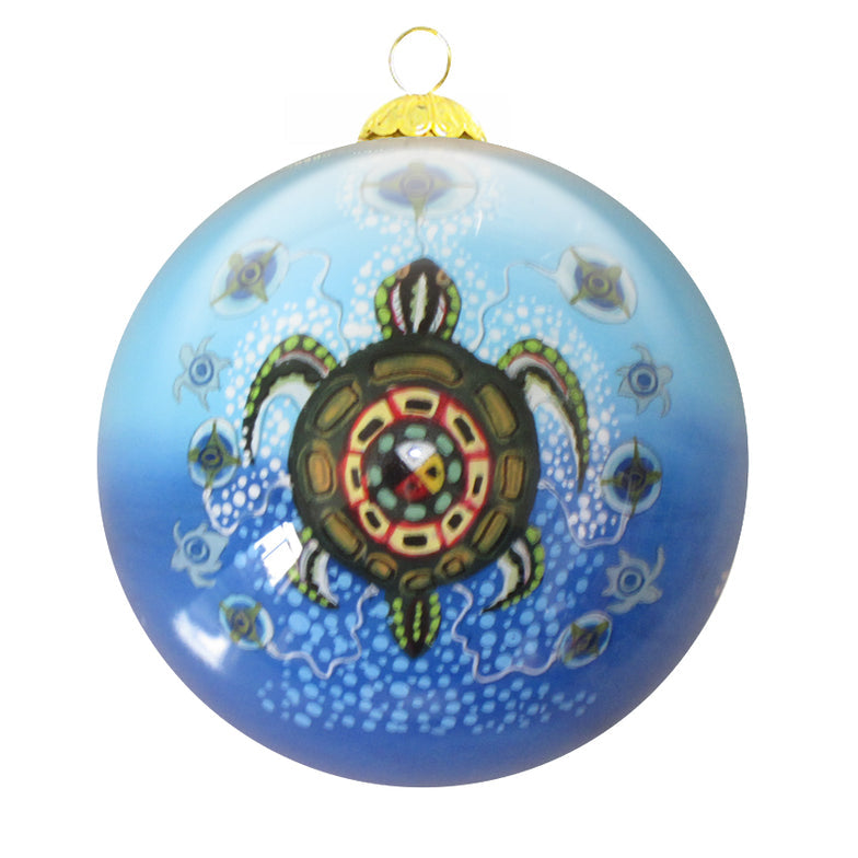 Ornament James Jacko Medicine Turtle - Ornament James Jacko Medicine Turtle -  - House of Himwitsa Native Art Gallery and Gifts