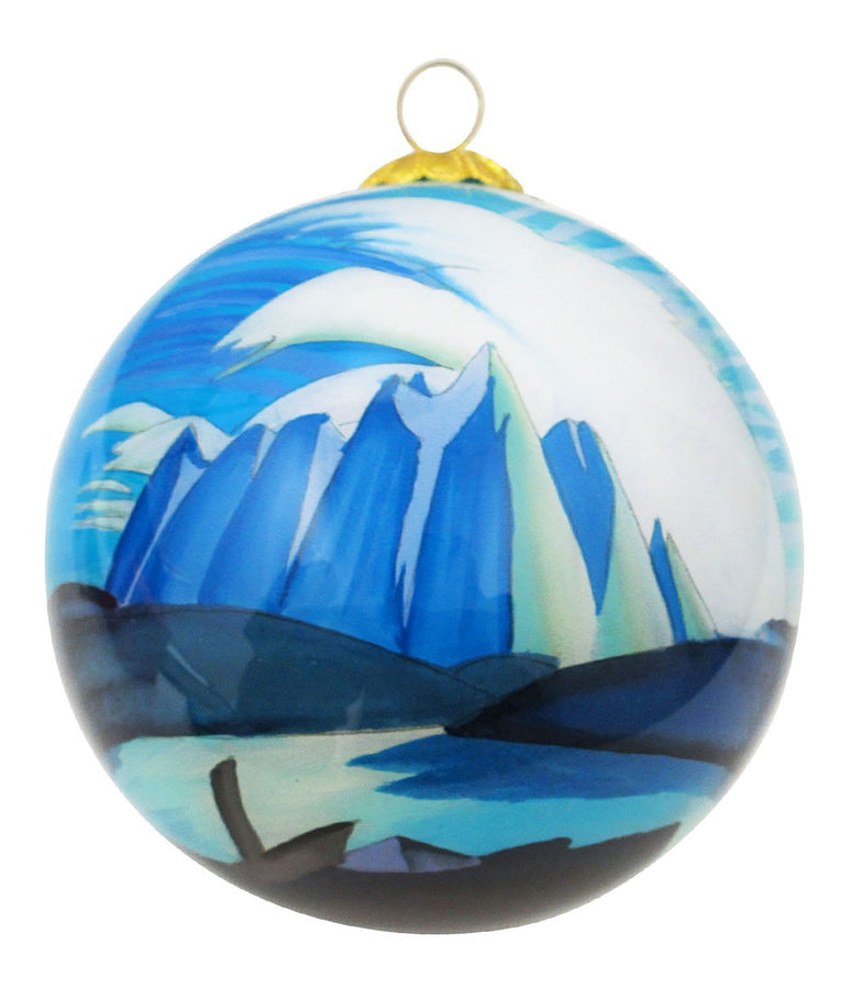 Ornament Lawren Harris Lake & Mountains - Ornament Lawren Harris Lake & Mountains -  - House of Himwitsa Native Art Gallery and Gifts