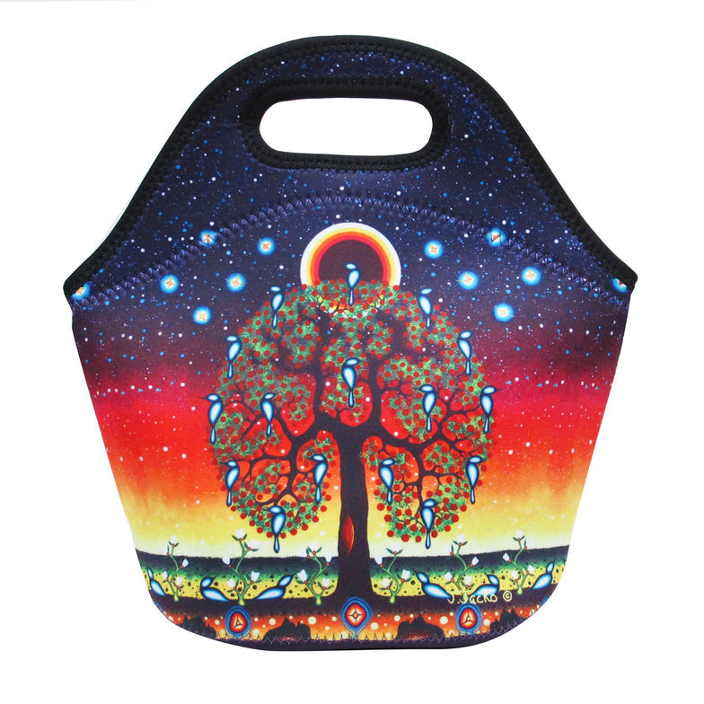 Lunch Bag James Jacko Tree Of Life - Lunch Bag James Jacko Tree Of Life -  - House of Himwitsa Native Art Gallery and Gifts