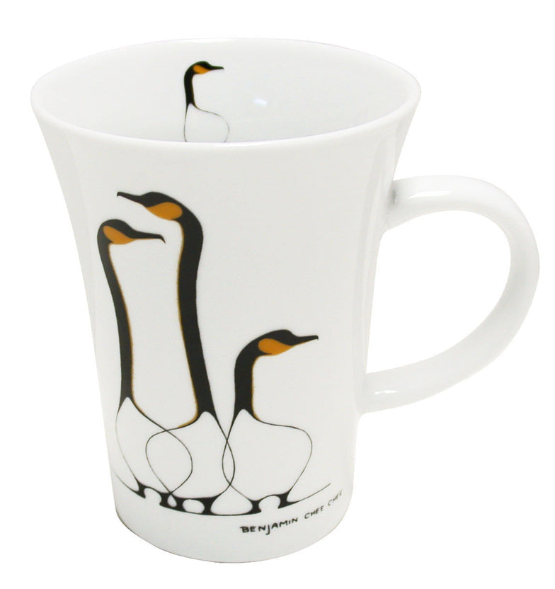 Porcelain Mug Benjamin Chee Chee Friends - Porcelain Mug Benjamin Chee Chee Friends -  - House of Himwitsa Native Art Gallery and Gifts