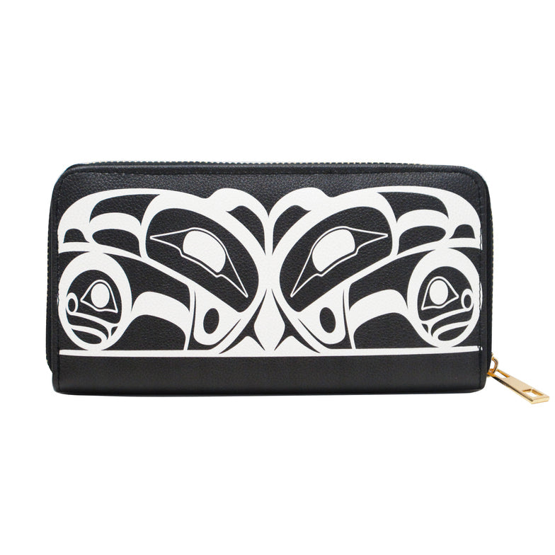 Wallet Roy Henry Vickers Raven - Wallet Roy Henry Vickers Raven -  - House of Himwitsa Native Art Gallery and Gifts