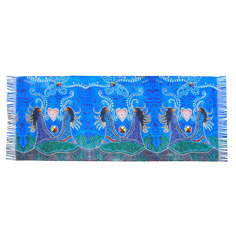 Shawl Leah Dorion Breath Of Life - Shawl Leah Dorion Breath Of Life -  - House of Himwitsa Native Art Gallery and Gifts